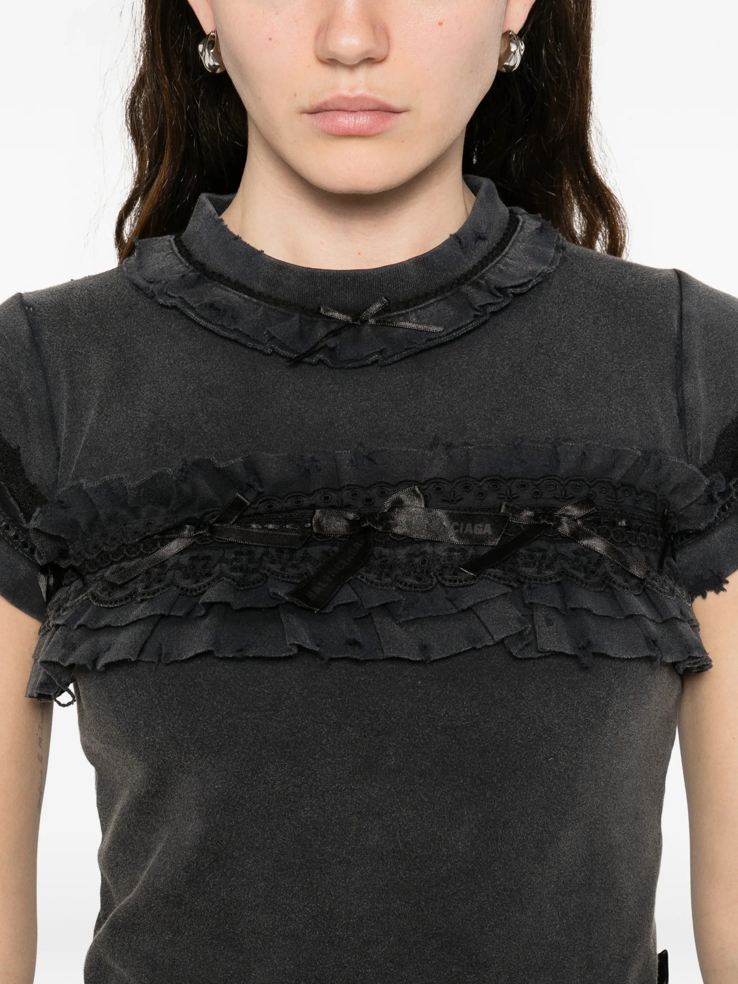 ruffled cotton top