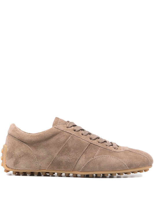 laced low-top sneakers