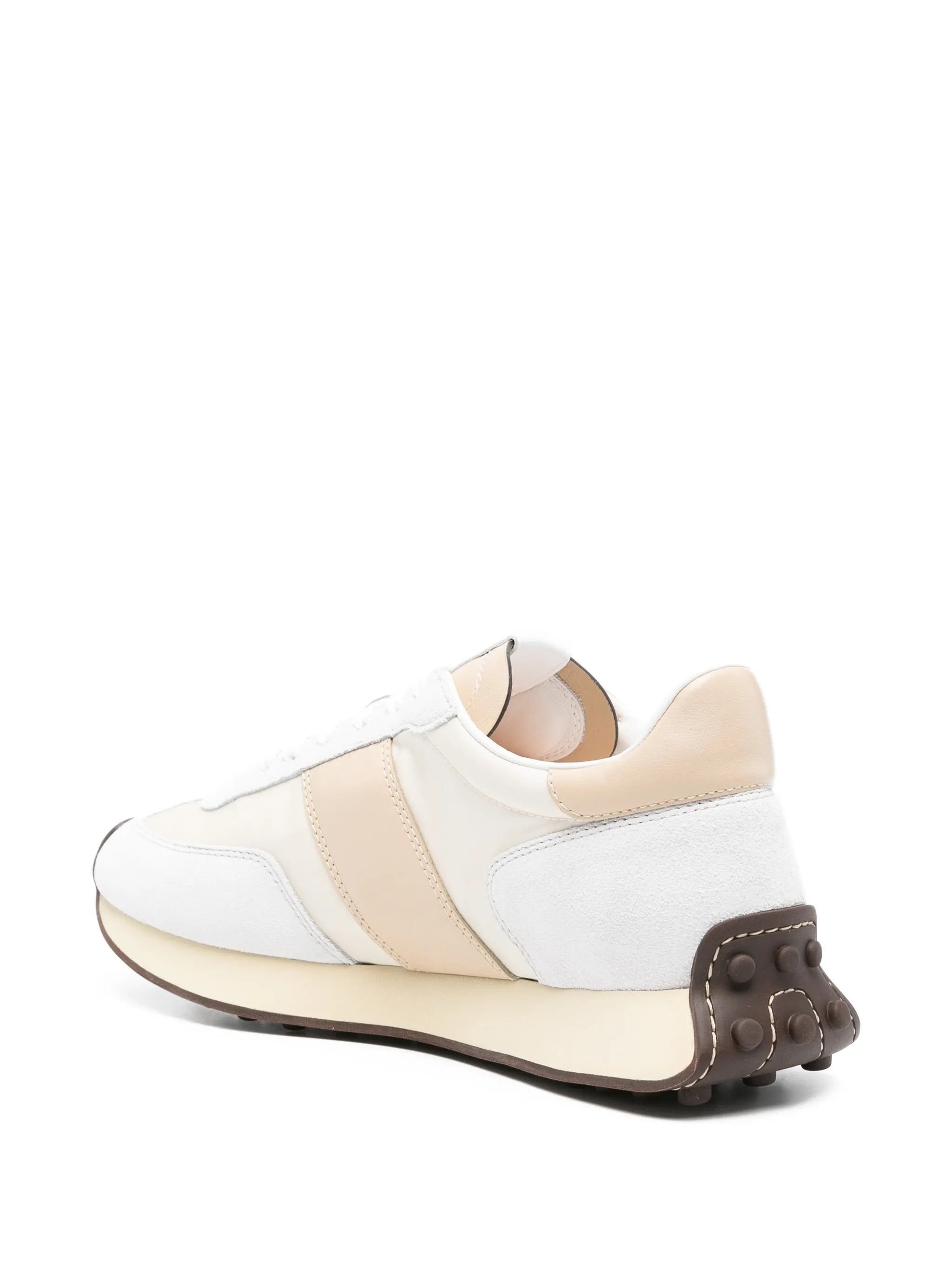 round-toe lace-up sneakers