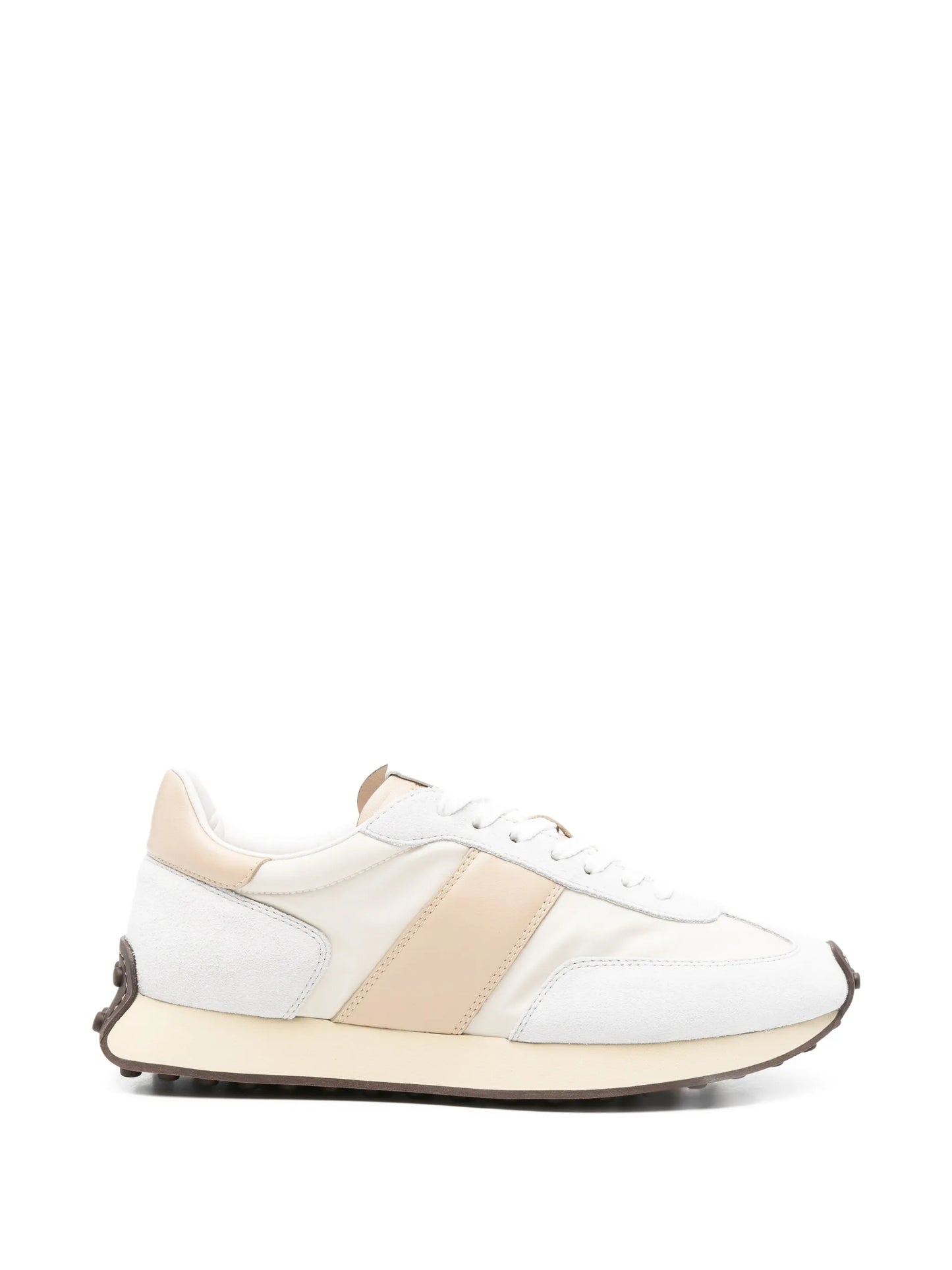 round-toe lace-up sneakers