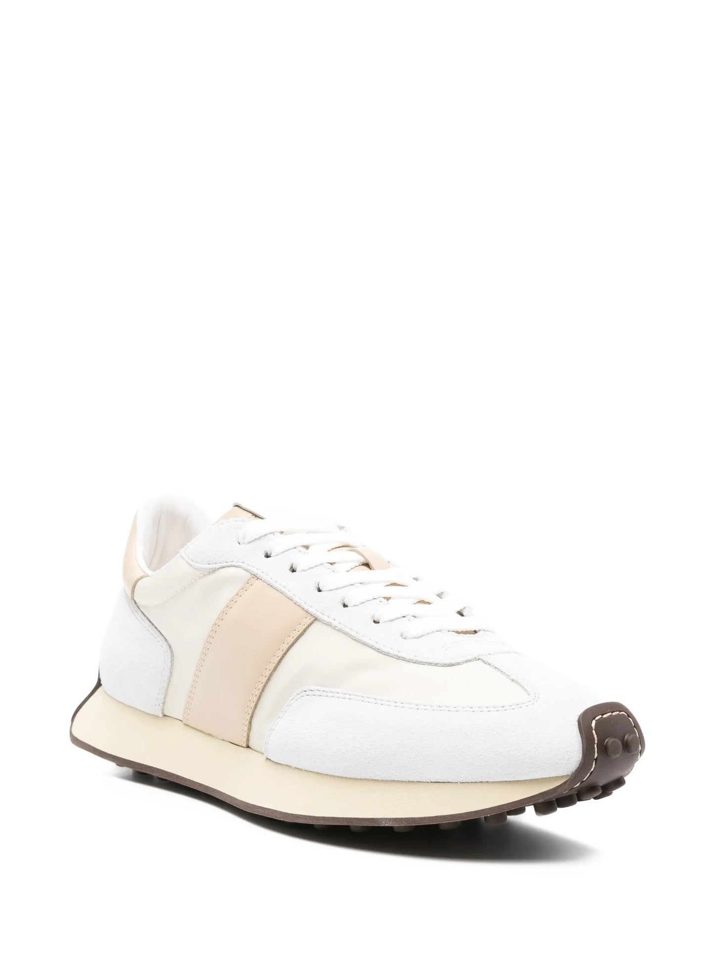 round-toe lace-up sneakers