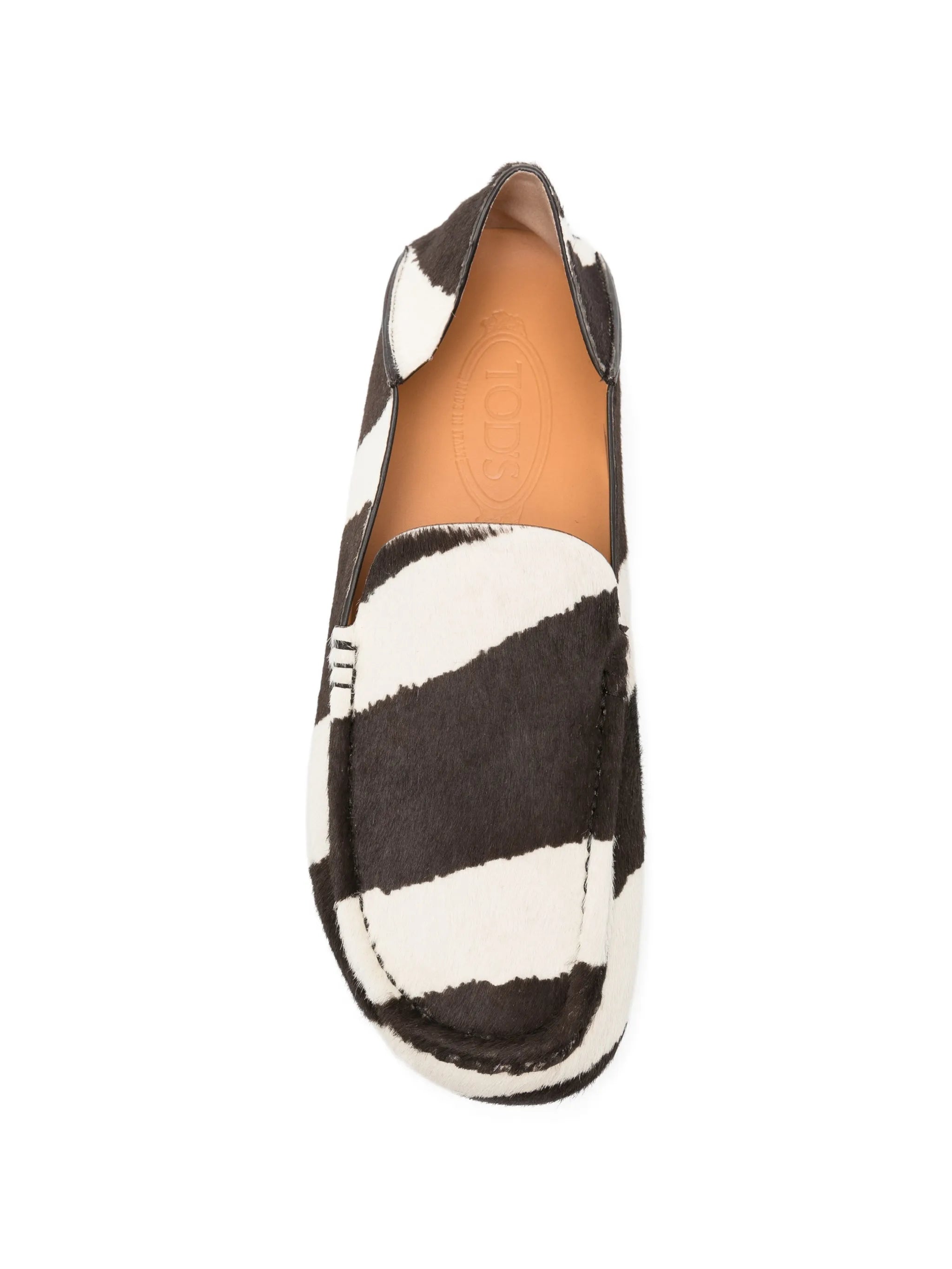 striped loafers