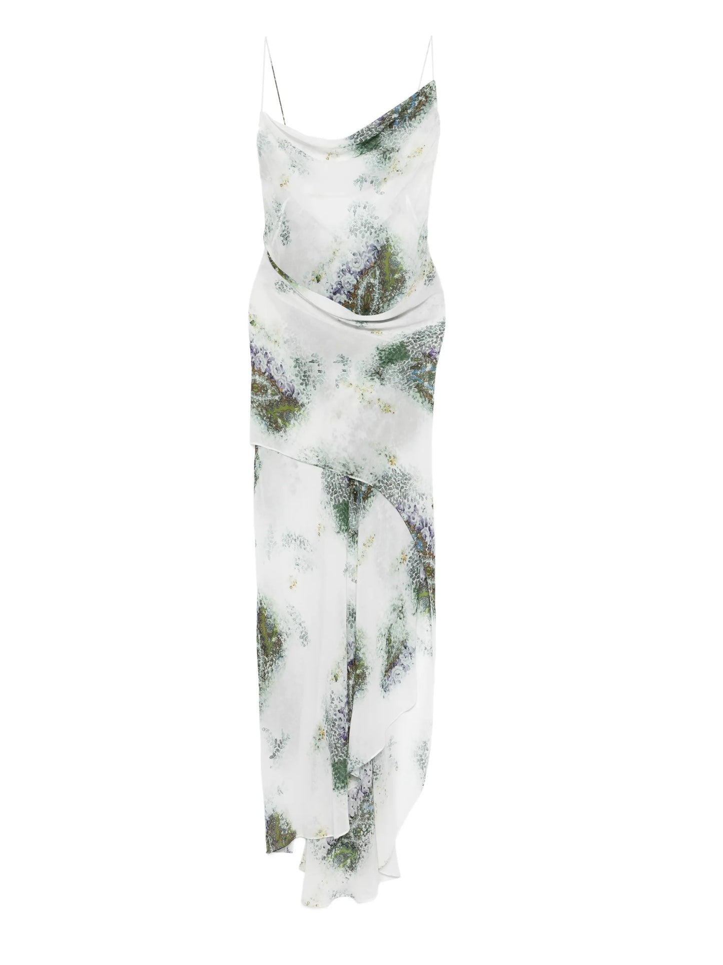 Absence cowl-neck slip maxi dress