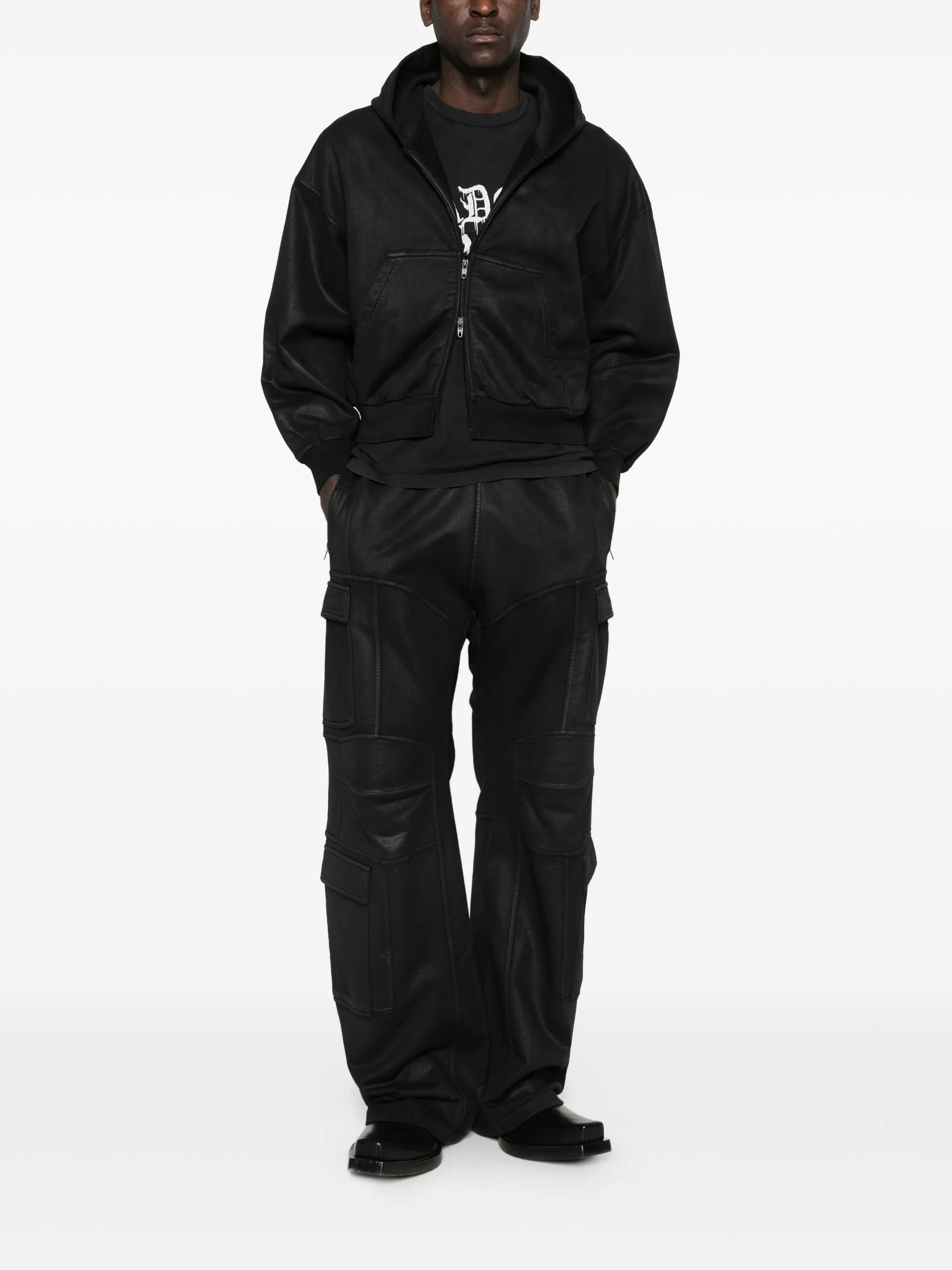 cargo-pocket trousers