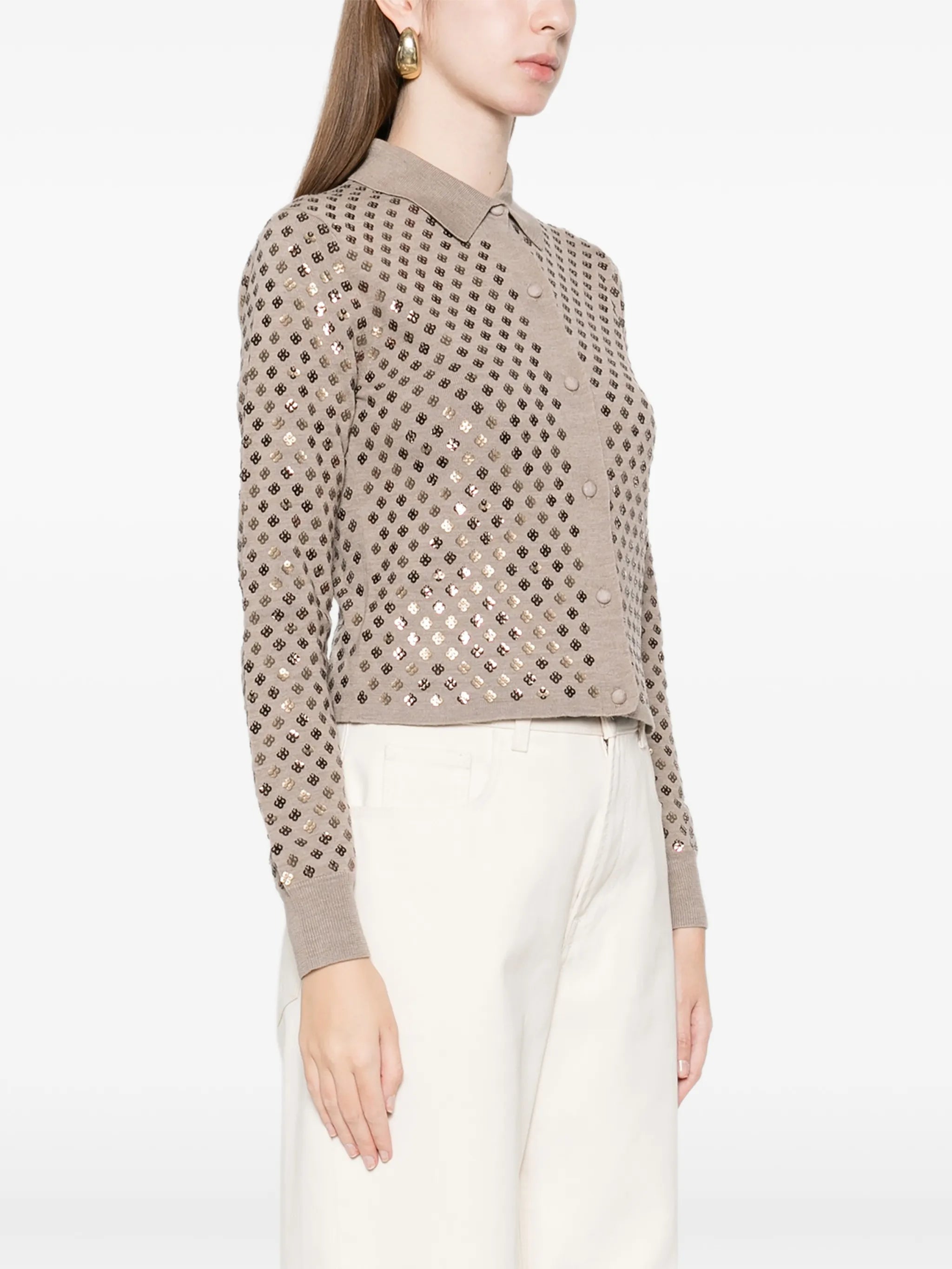 Ragno sequin-embellished cardigan
