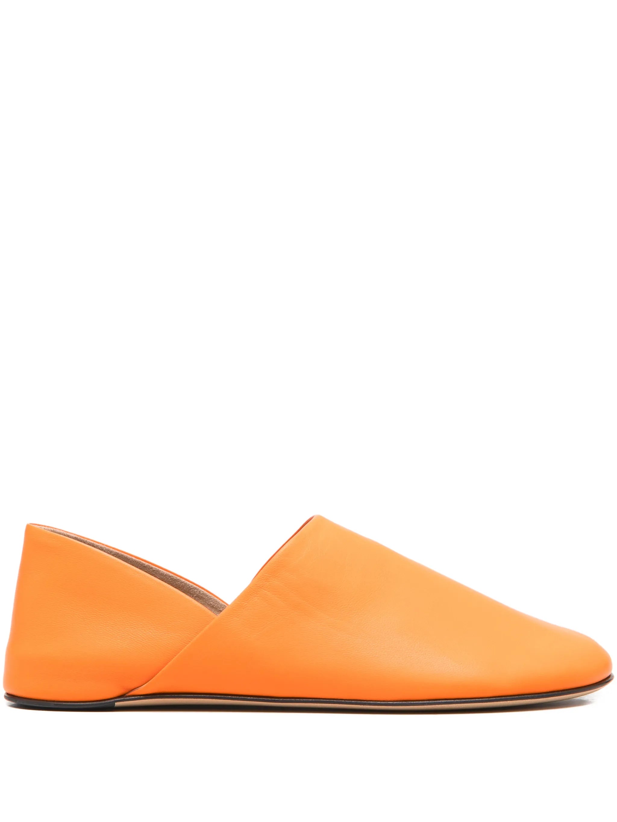 embossed loafers