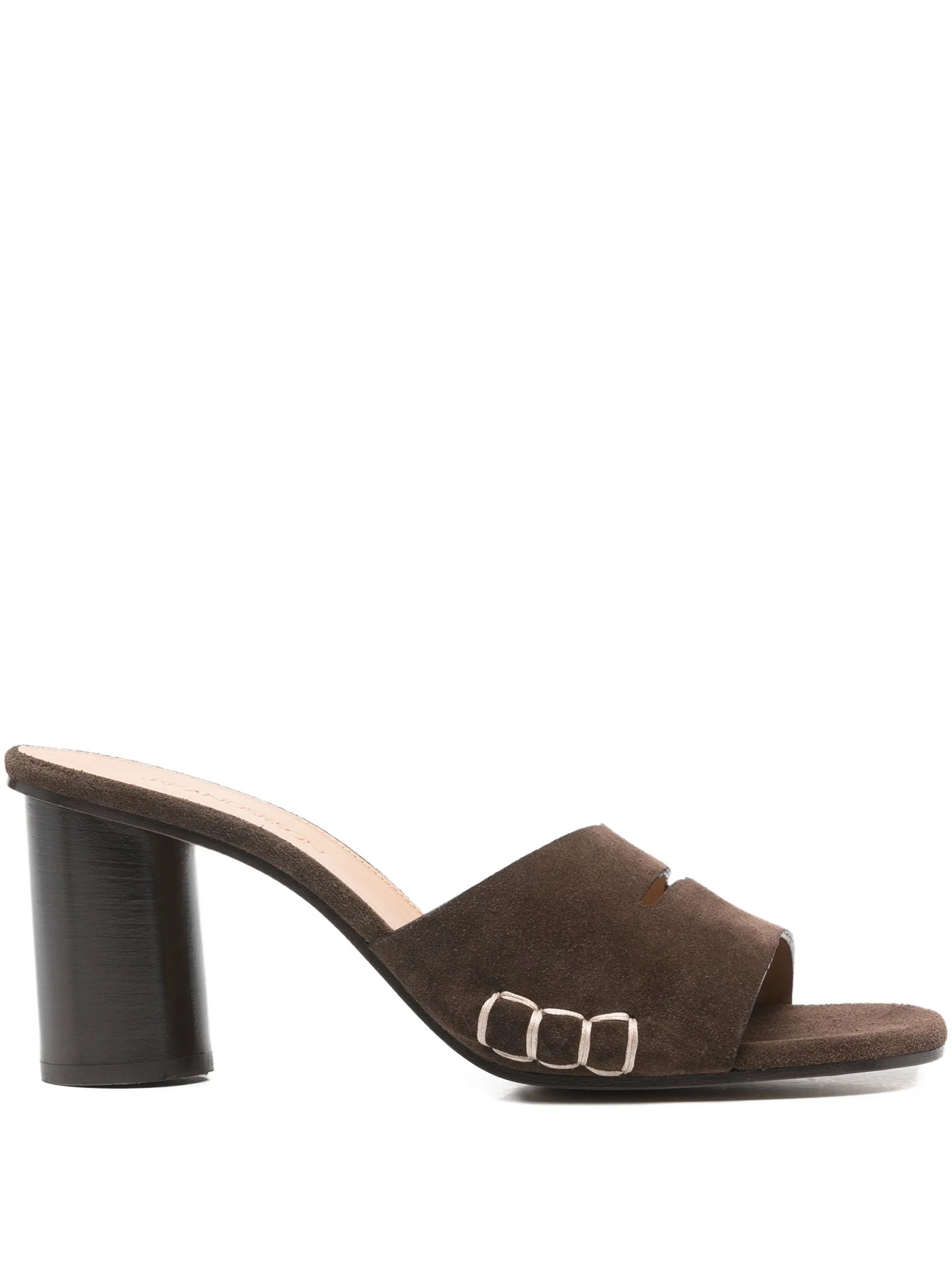 stitch-detail sandals