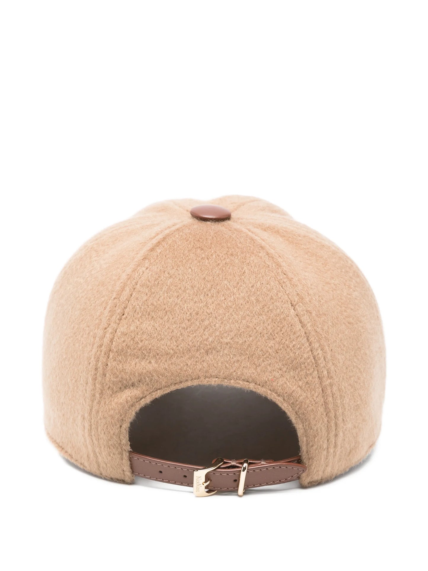 felted initial cashmere cap