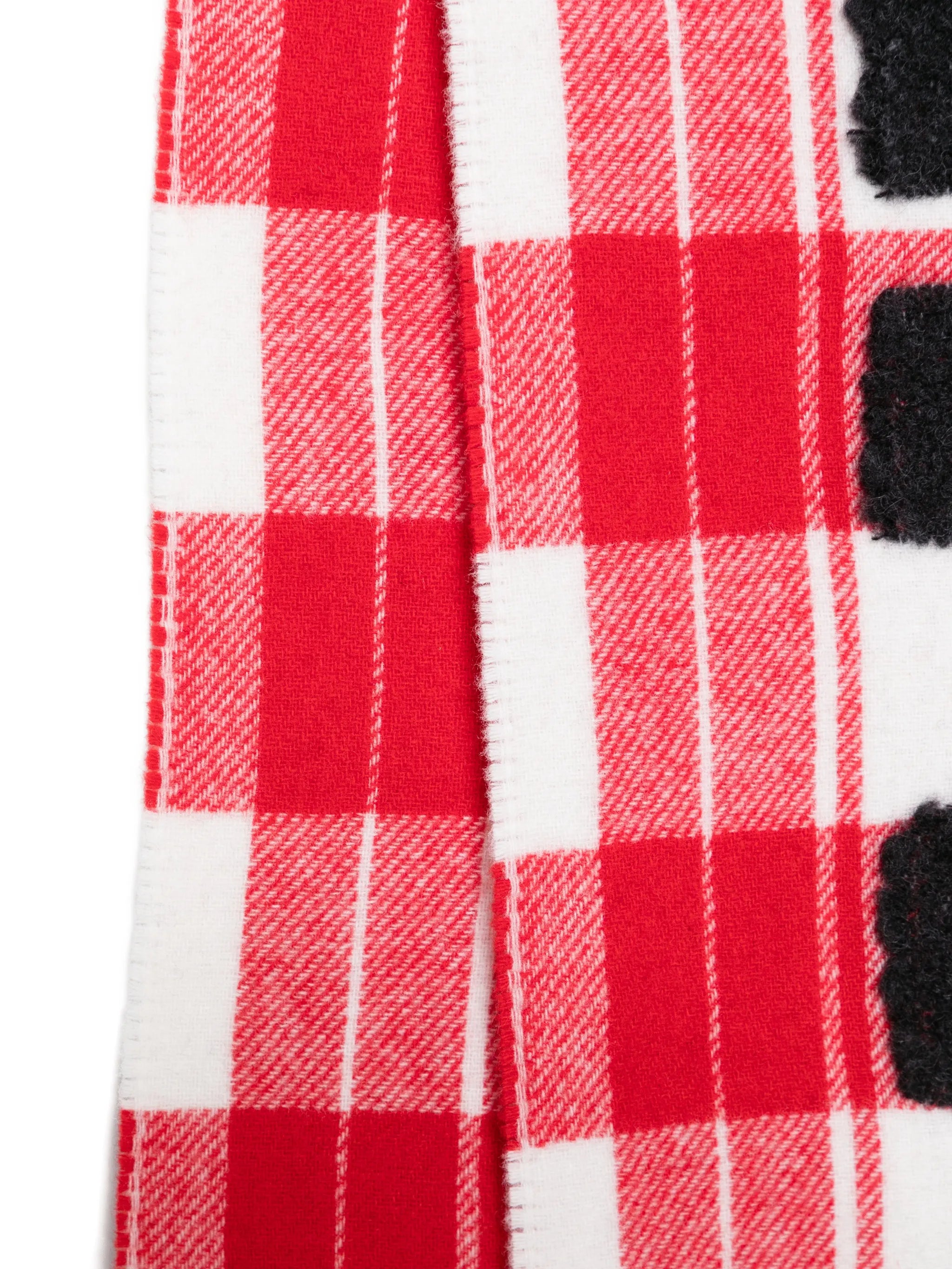 check-pattern scarf
