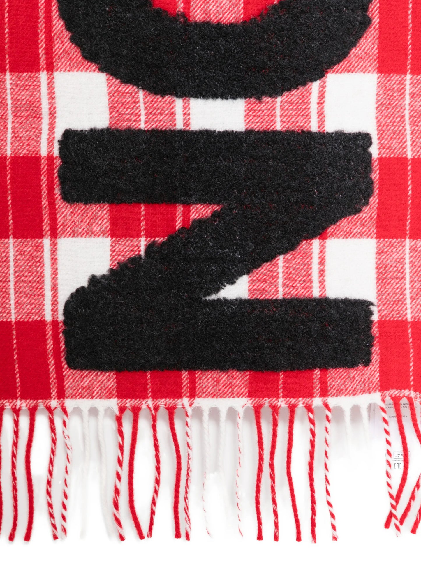 check-pattern scarf