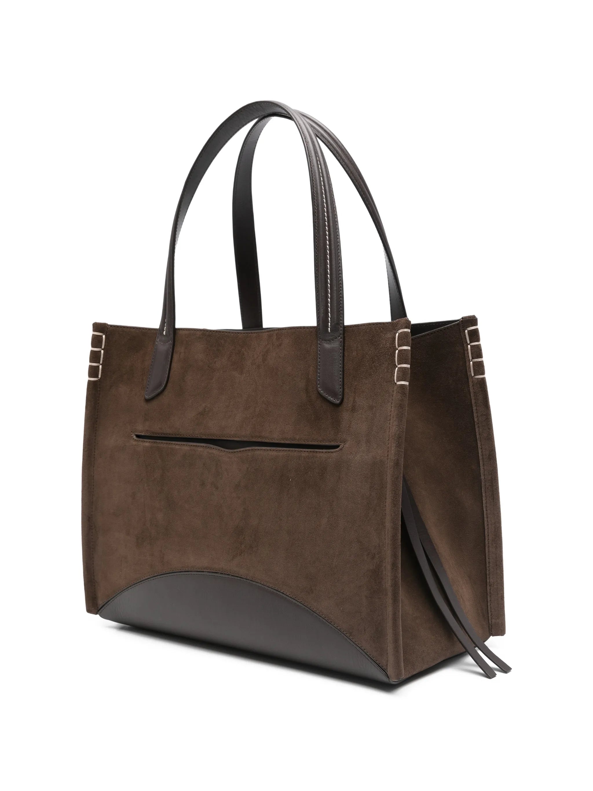 stitch-detail tote bag
