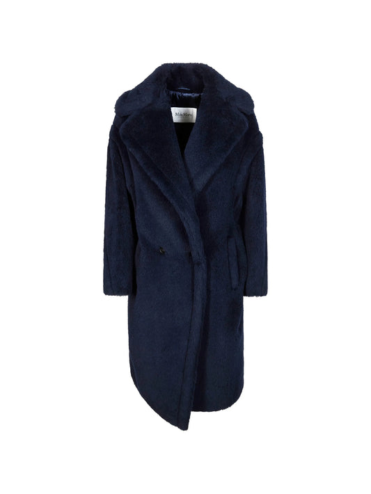 Teddy Bear Icon oversized double-breasted coat