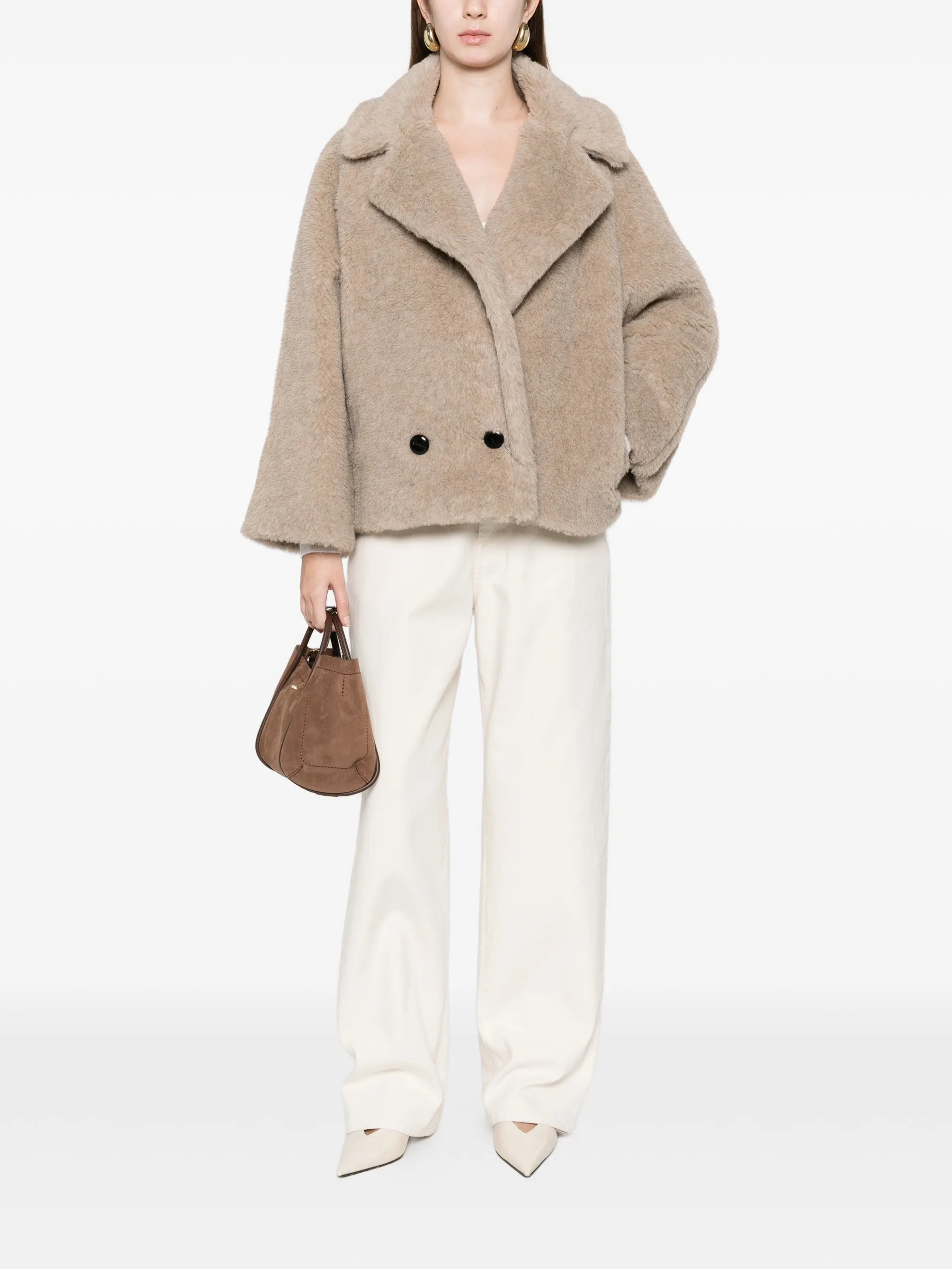 Cambusa double-breasted coat