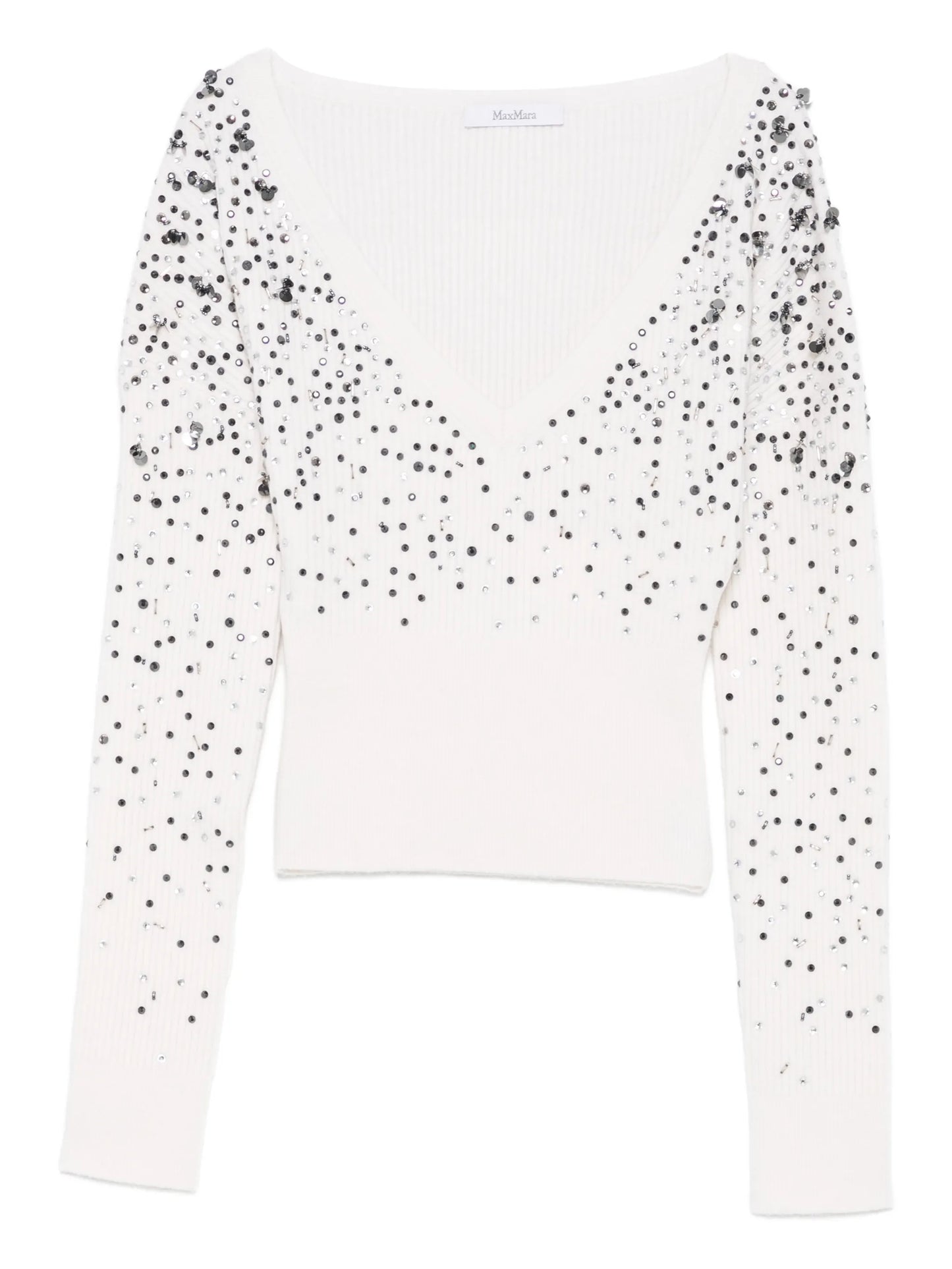 Gang sequin V-neck knitwear