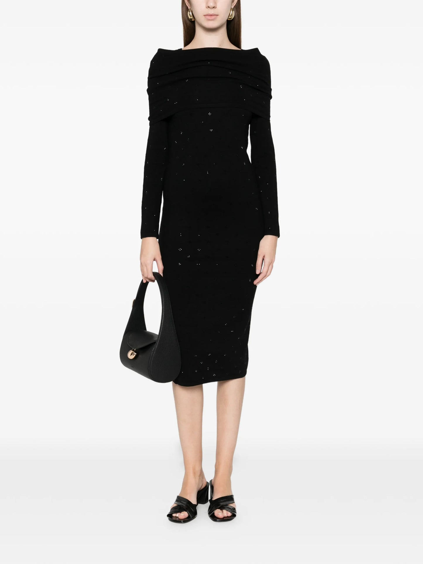 Madatti knitted embellished maxi dress