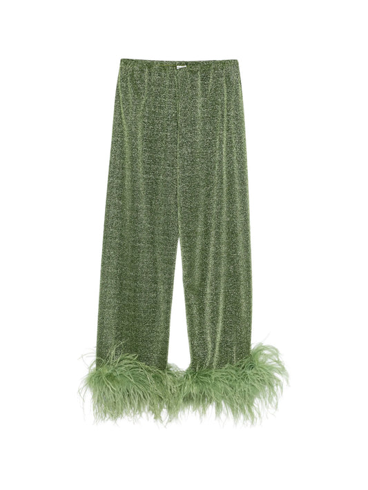 Lumiere Plumage straight trousers