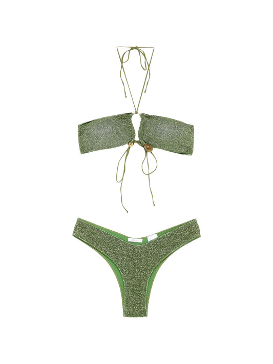 Lumiere stones bandeau bikini