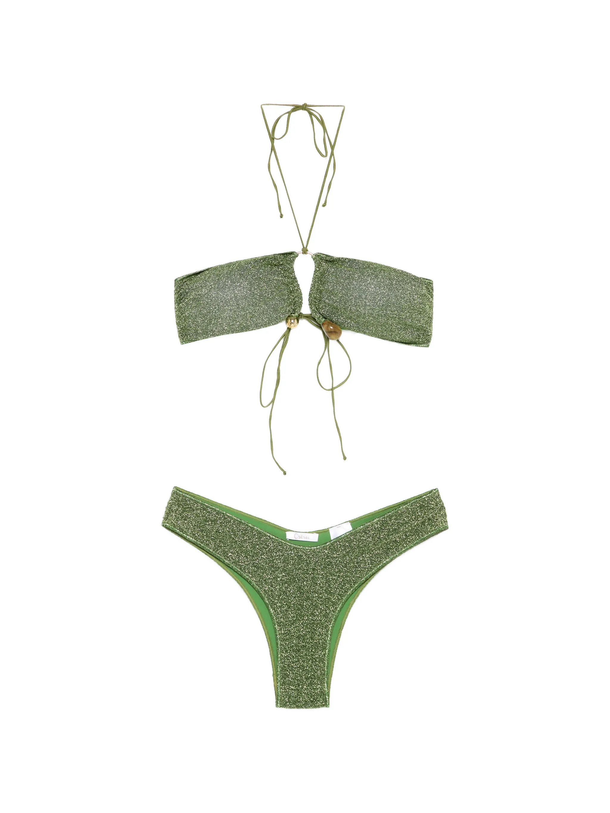 Lumiere stones bandeau bikini