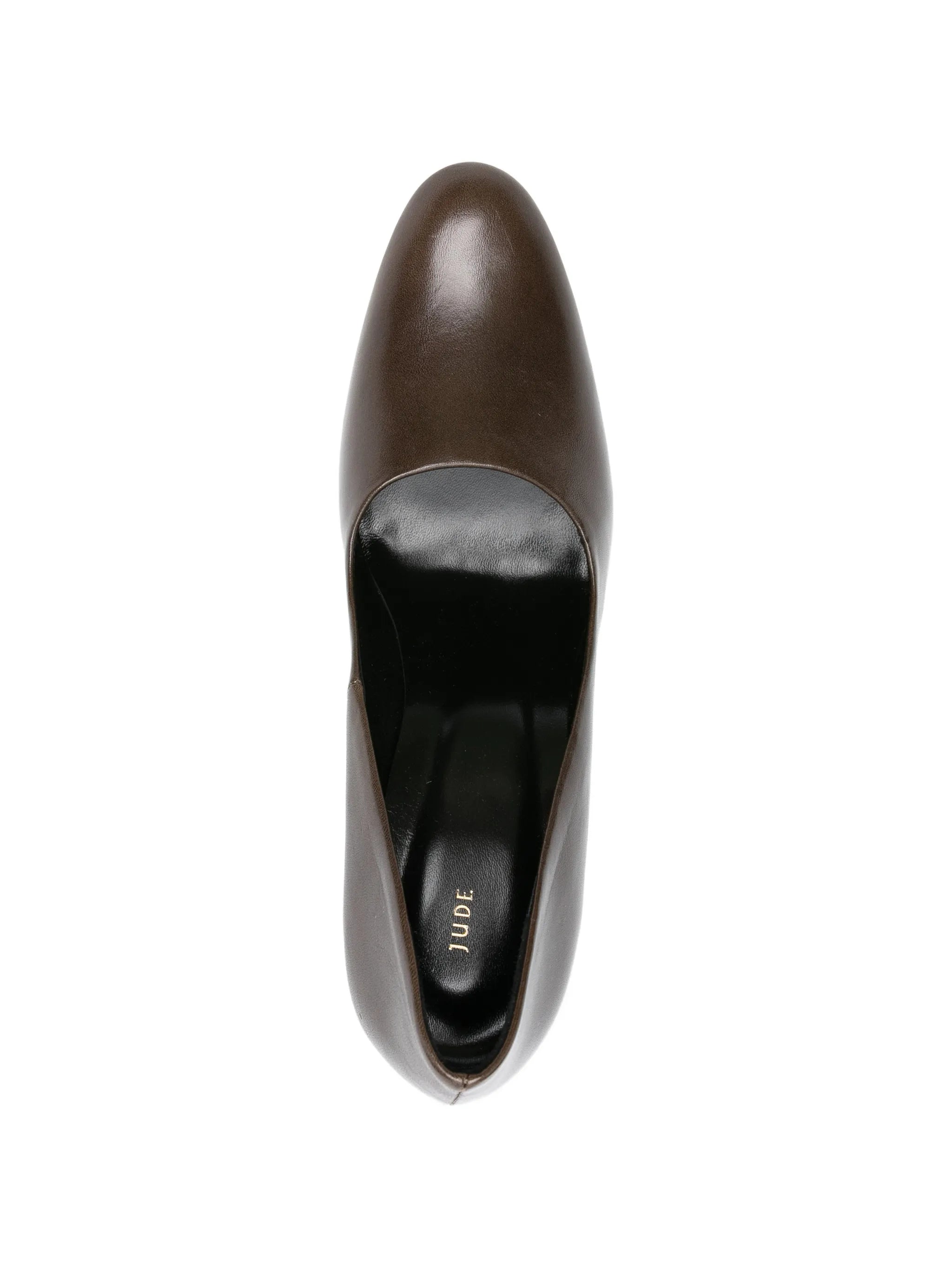 Date leather pumps