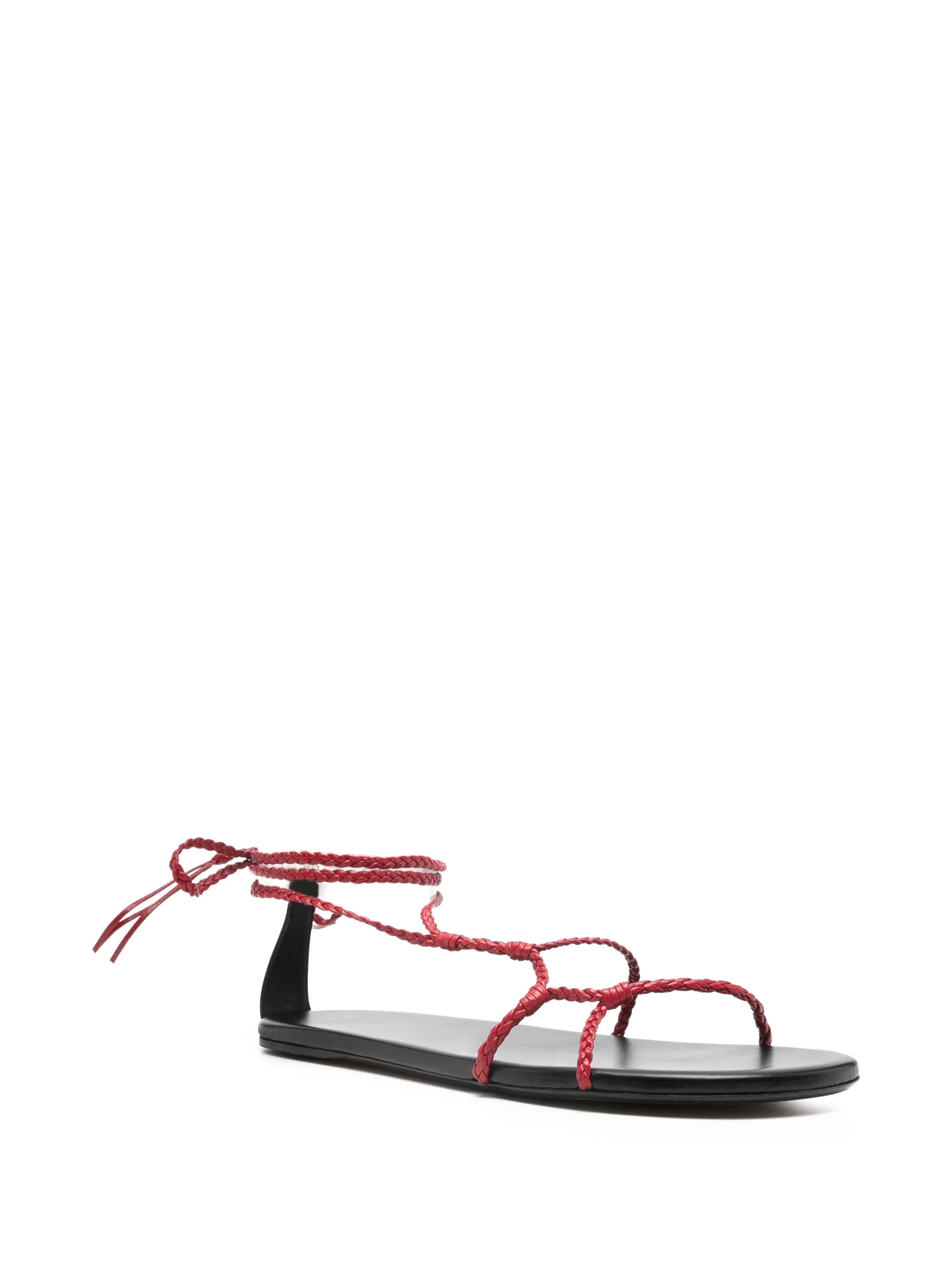 Atlas woven flat sandals