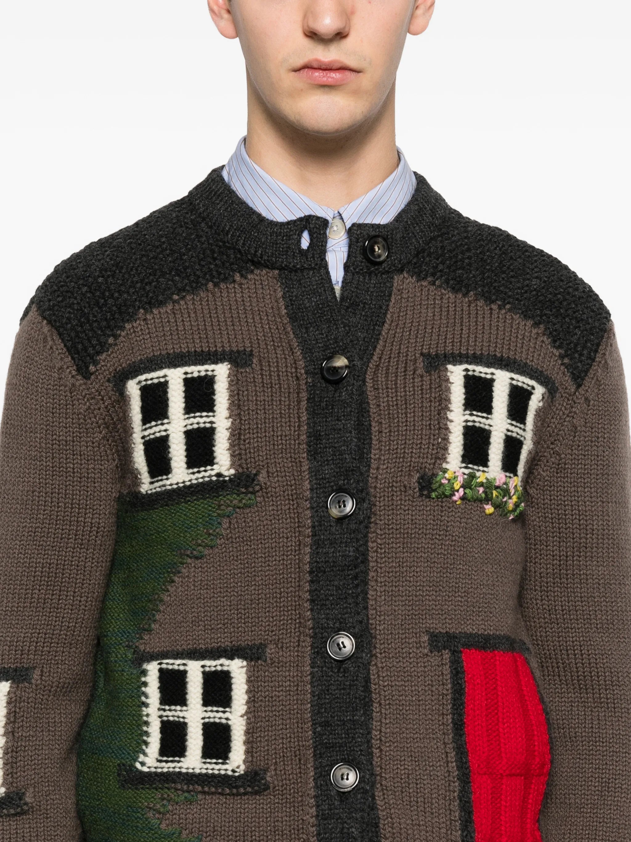 House wool cardigan