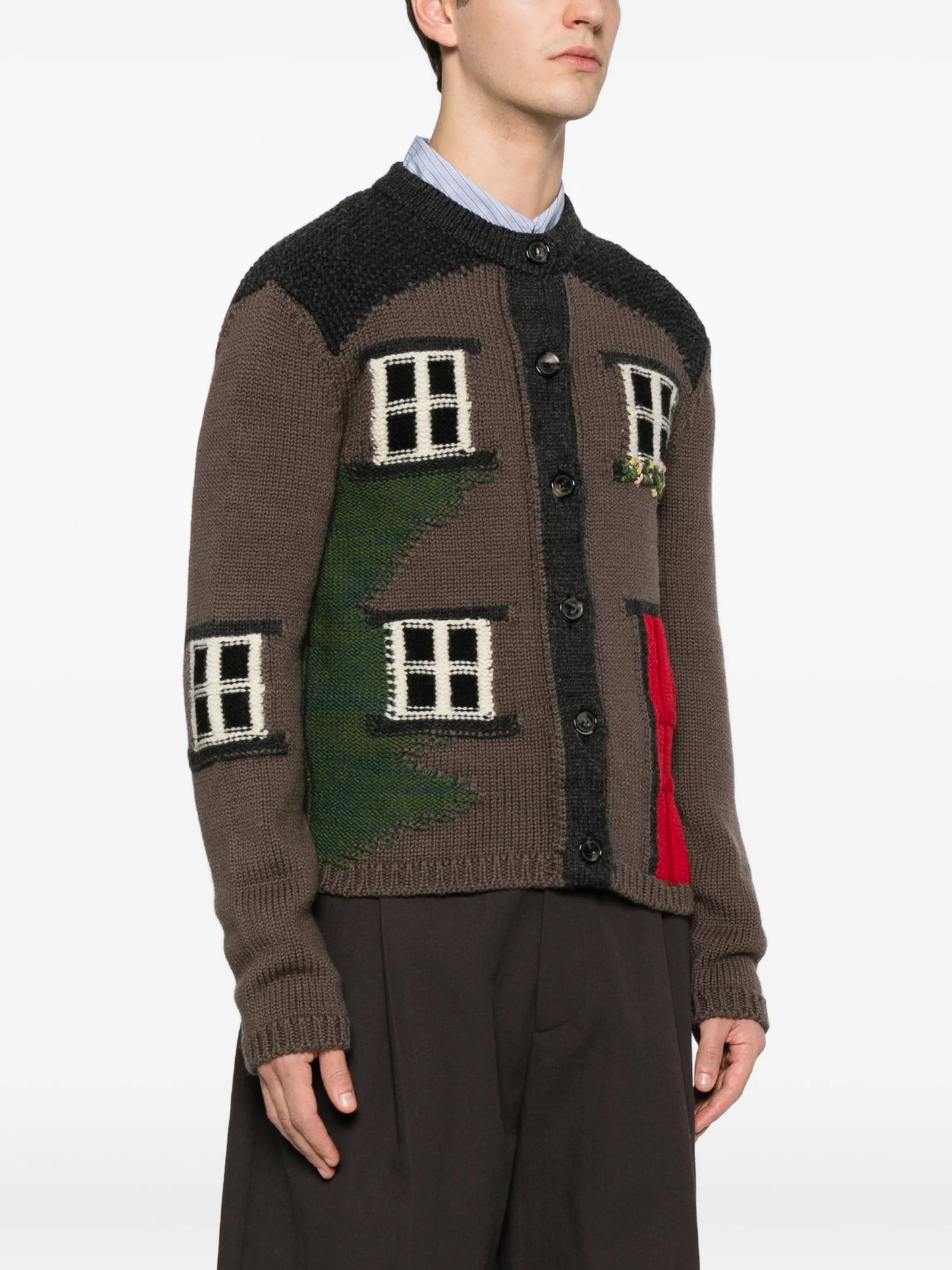 House wool cardigan