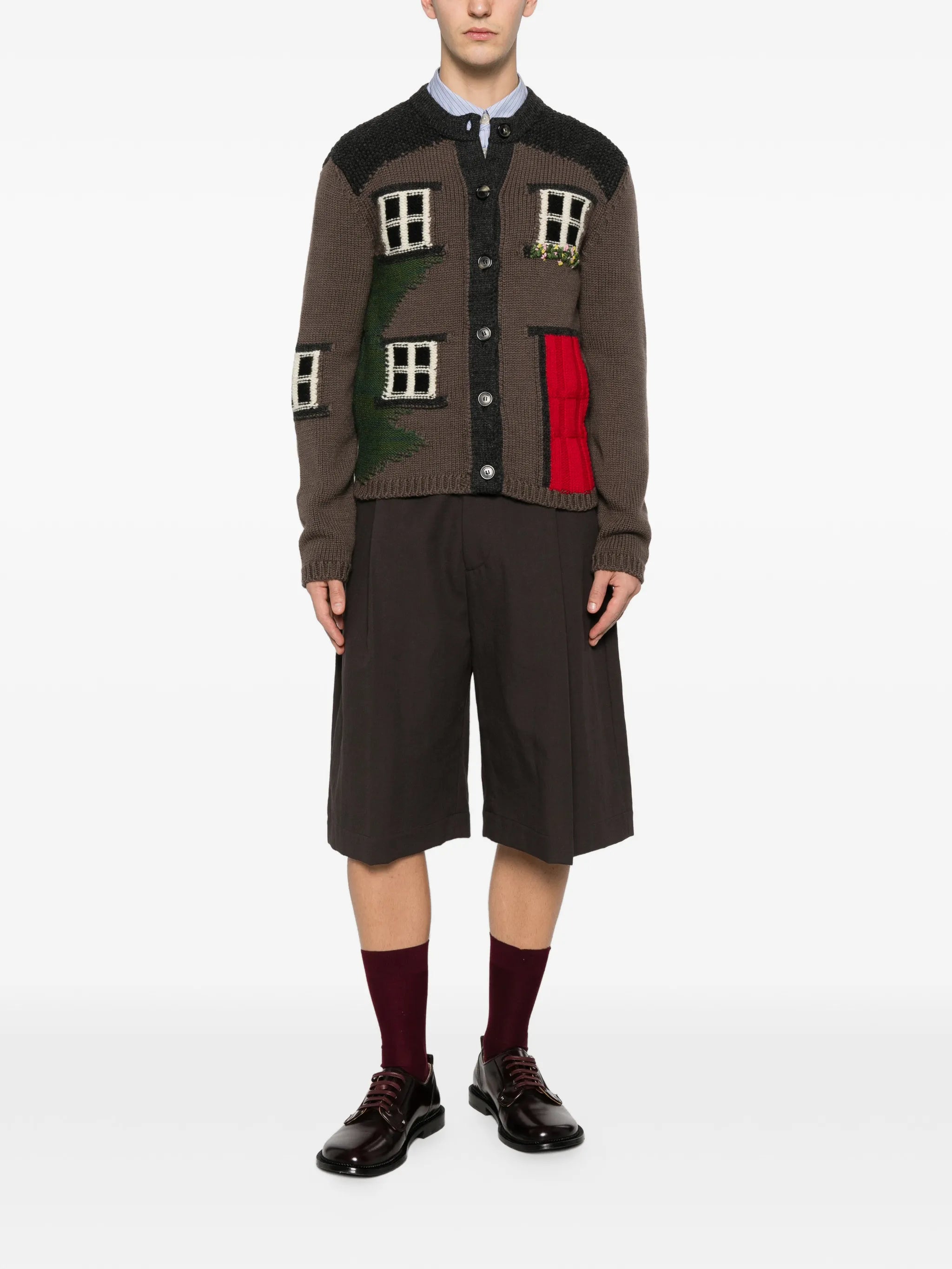 House wool cardigan