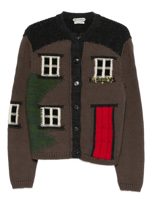House wool cardigan