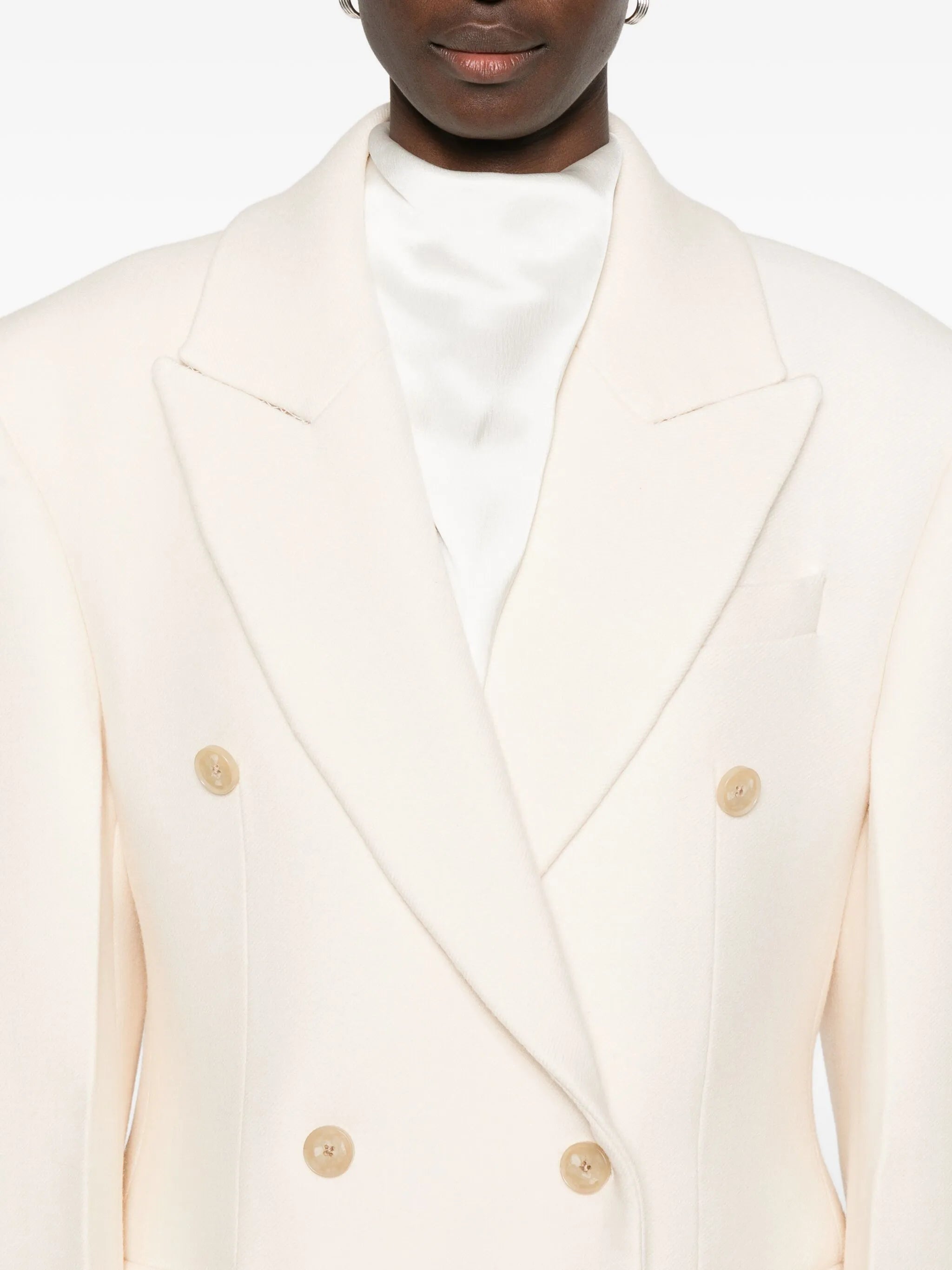 double-breasted coat