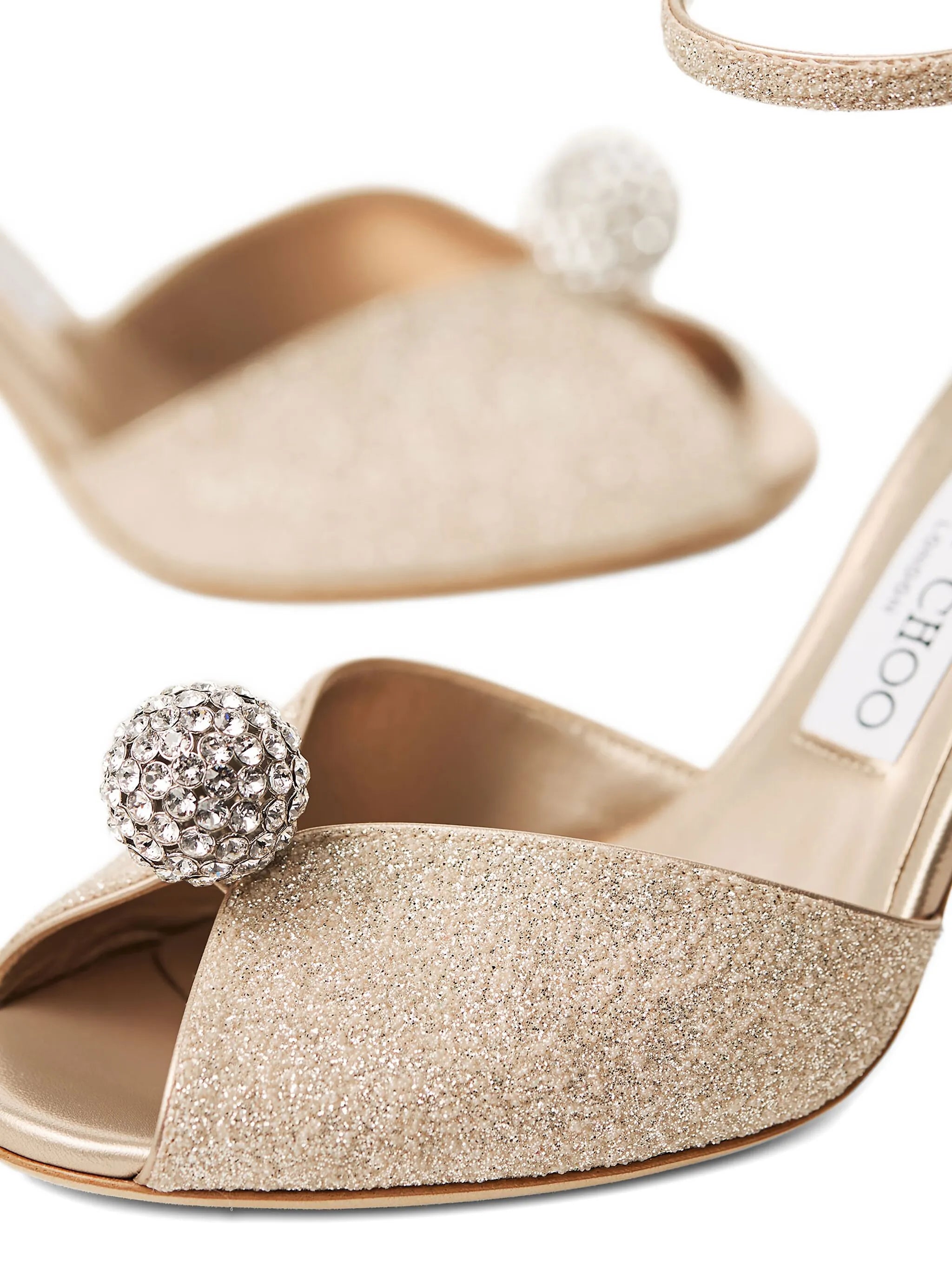 Sacora 85 crystal-embellished sandals