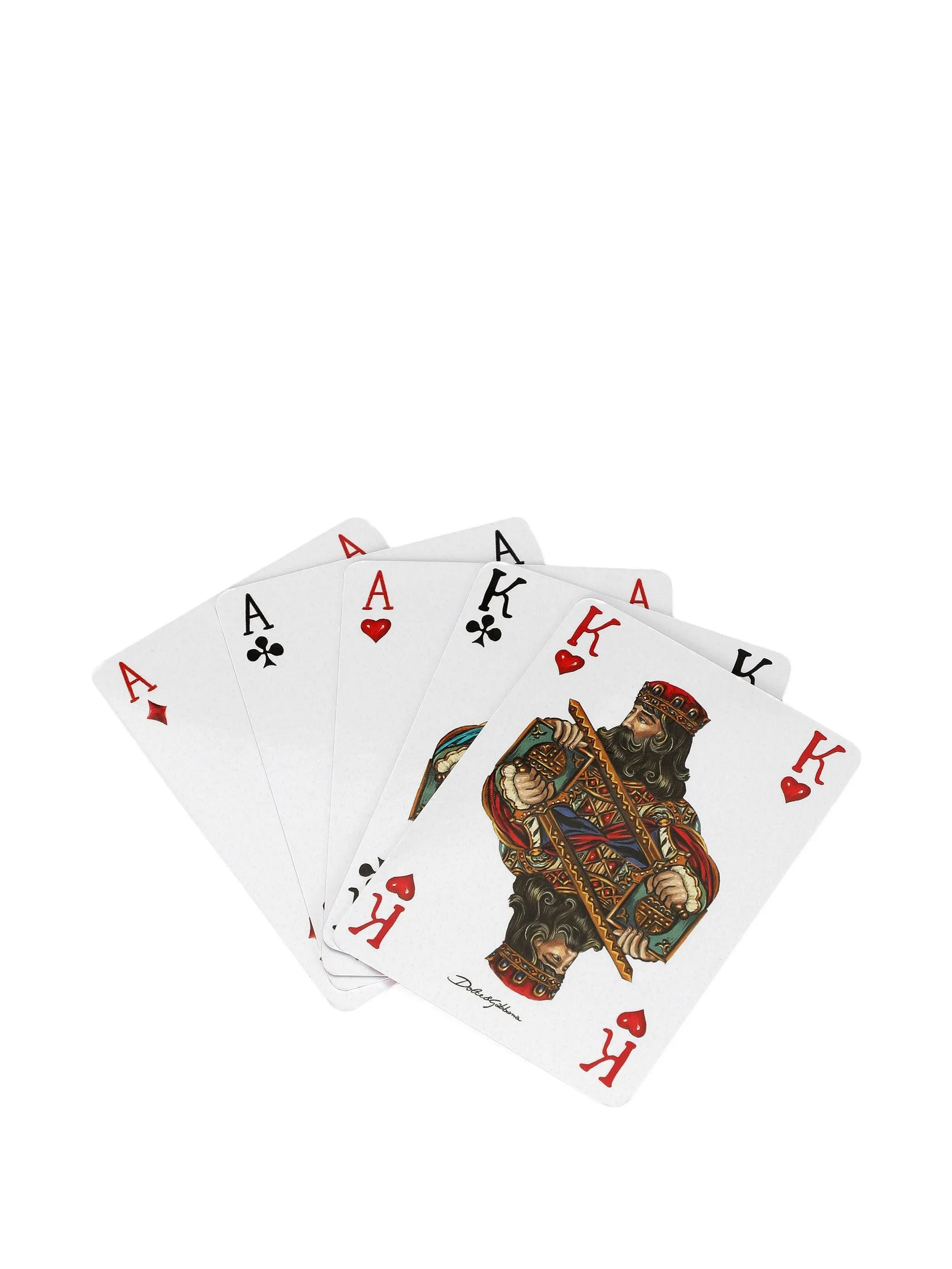 decorated poker set (39.7 cm x 20cm)