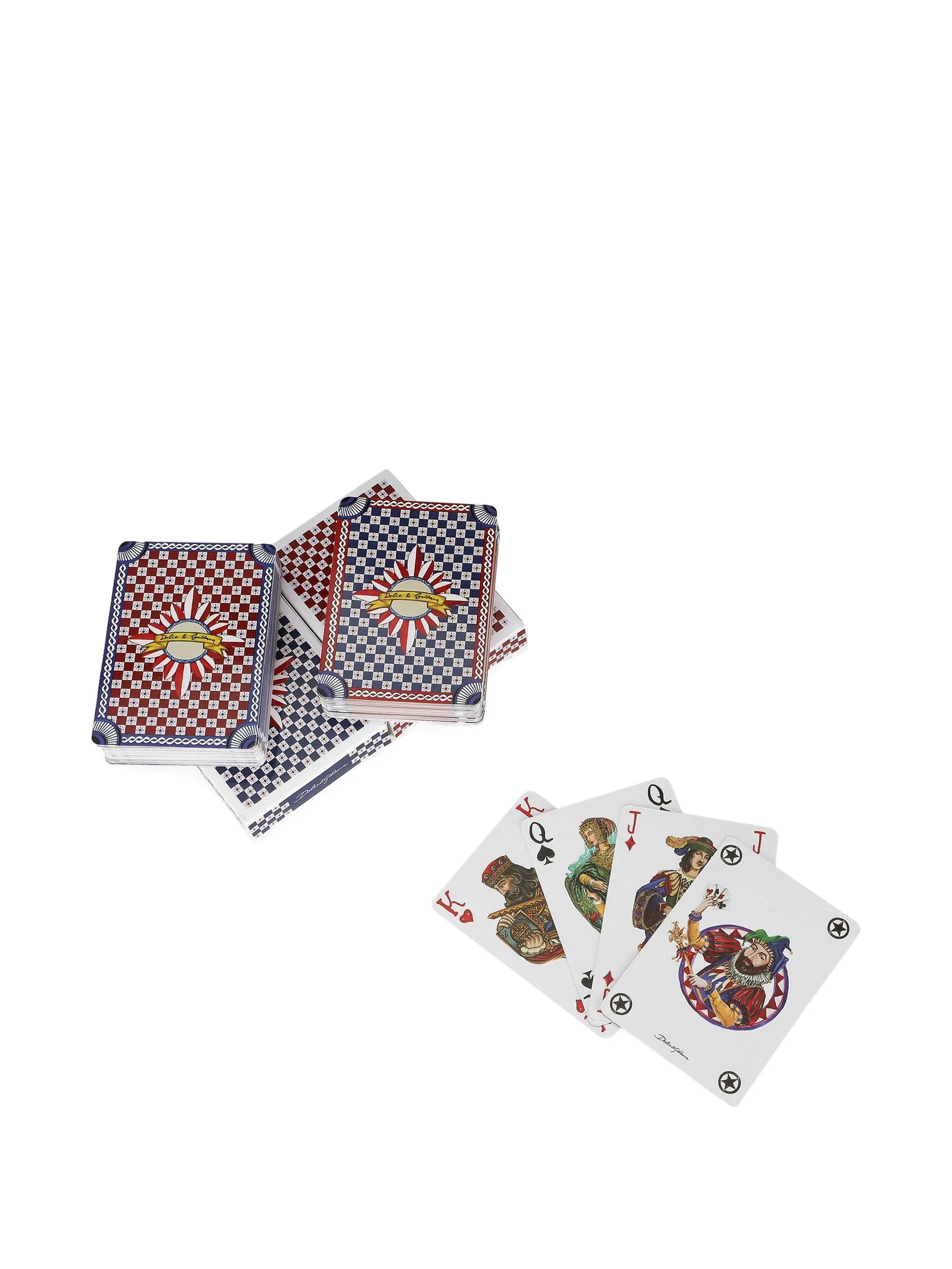 decorated poker set (39.7 cm x 20cm)