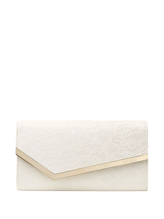 Emmie floral lace clutch bag
