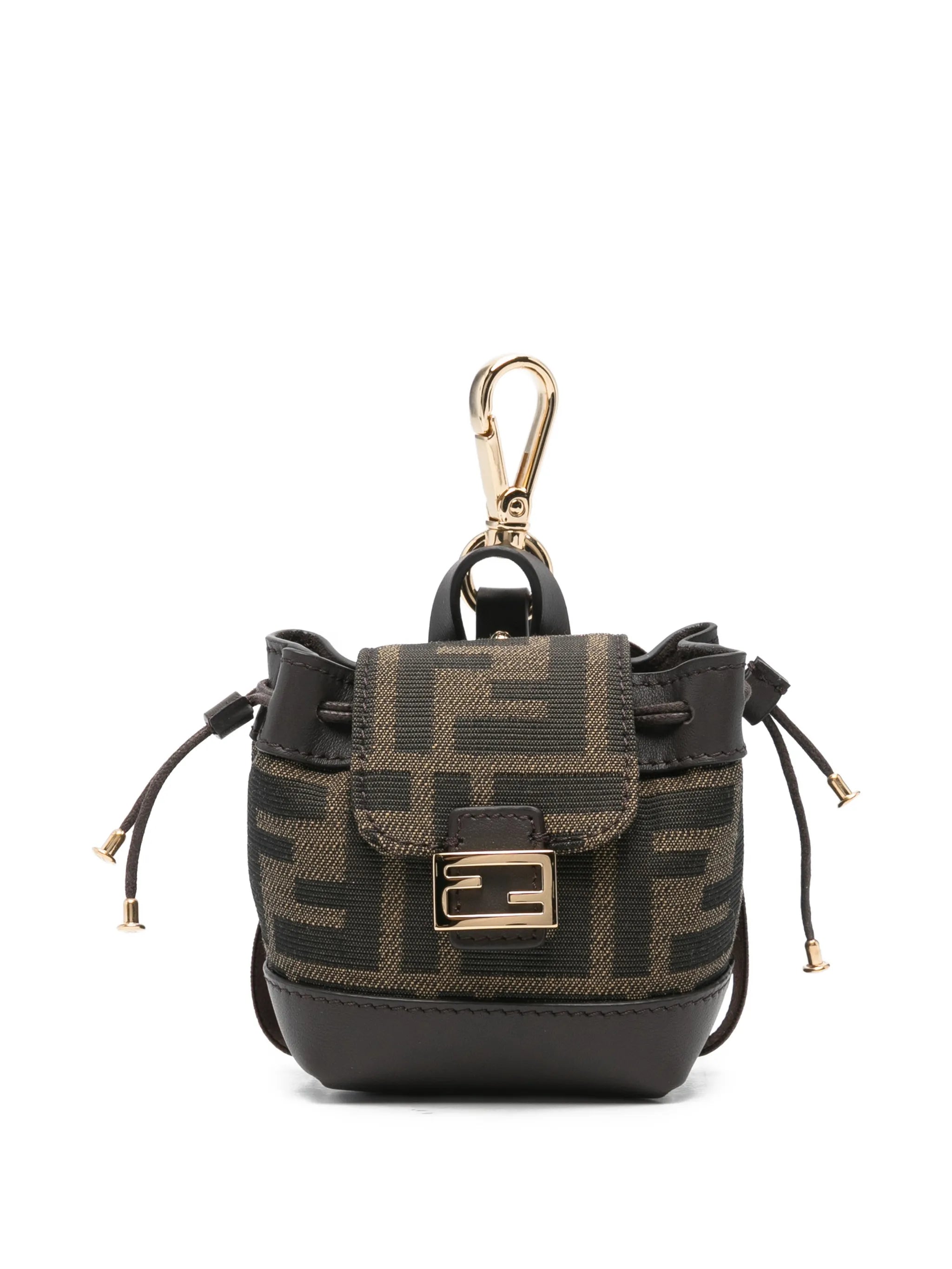 nano backpack patterned charm