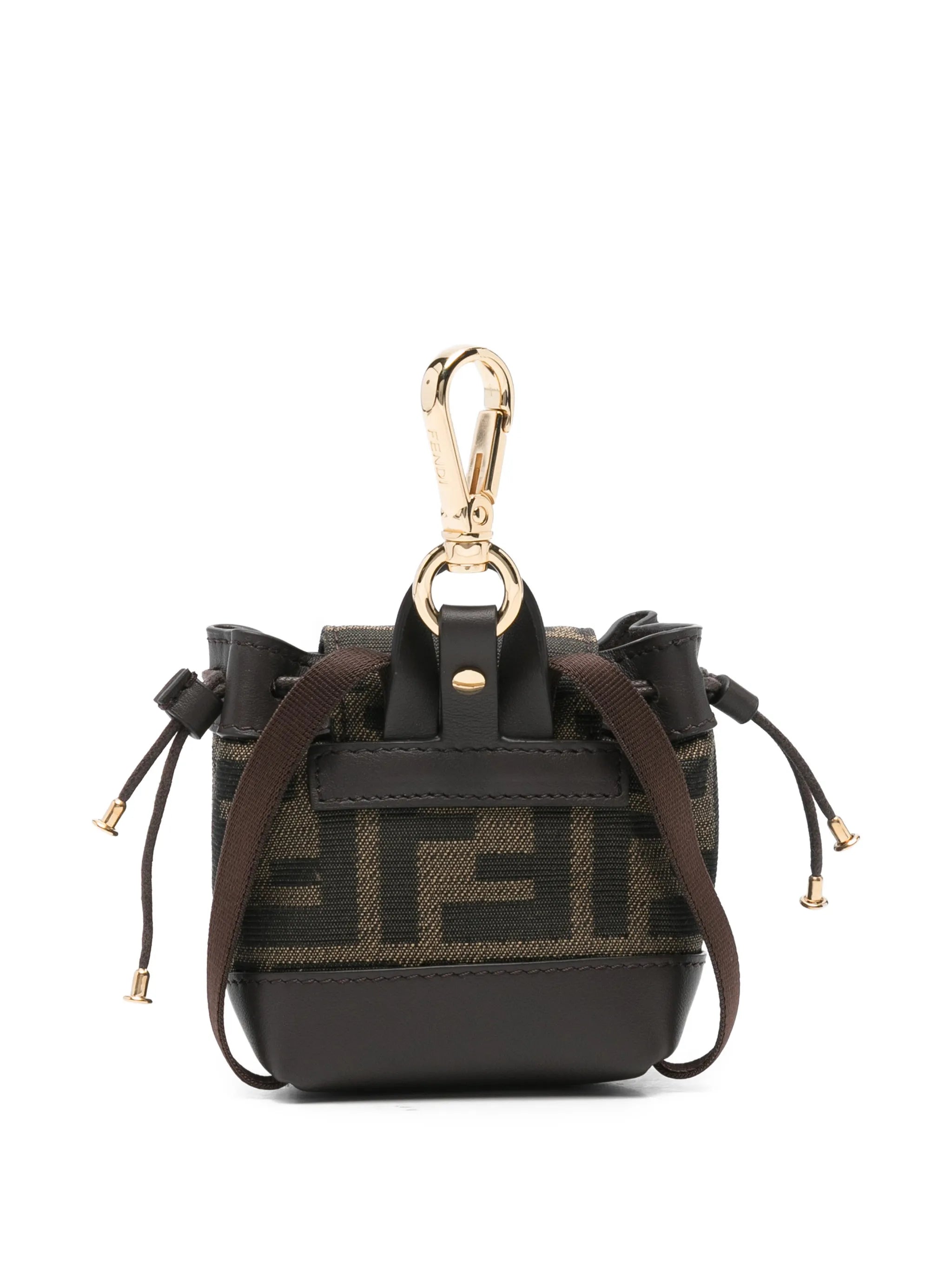 nano backpack patterned charm