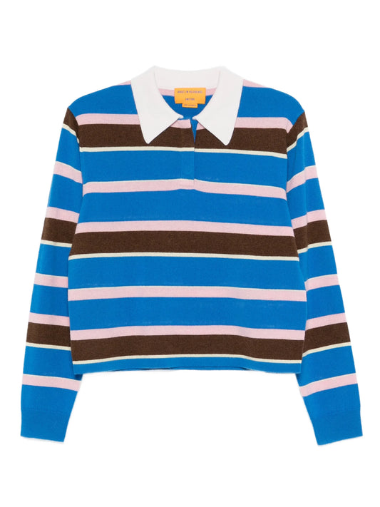 striped polo top