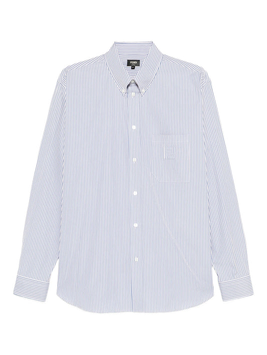 striped-pattern shirt