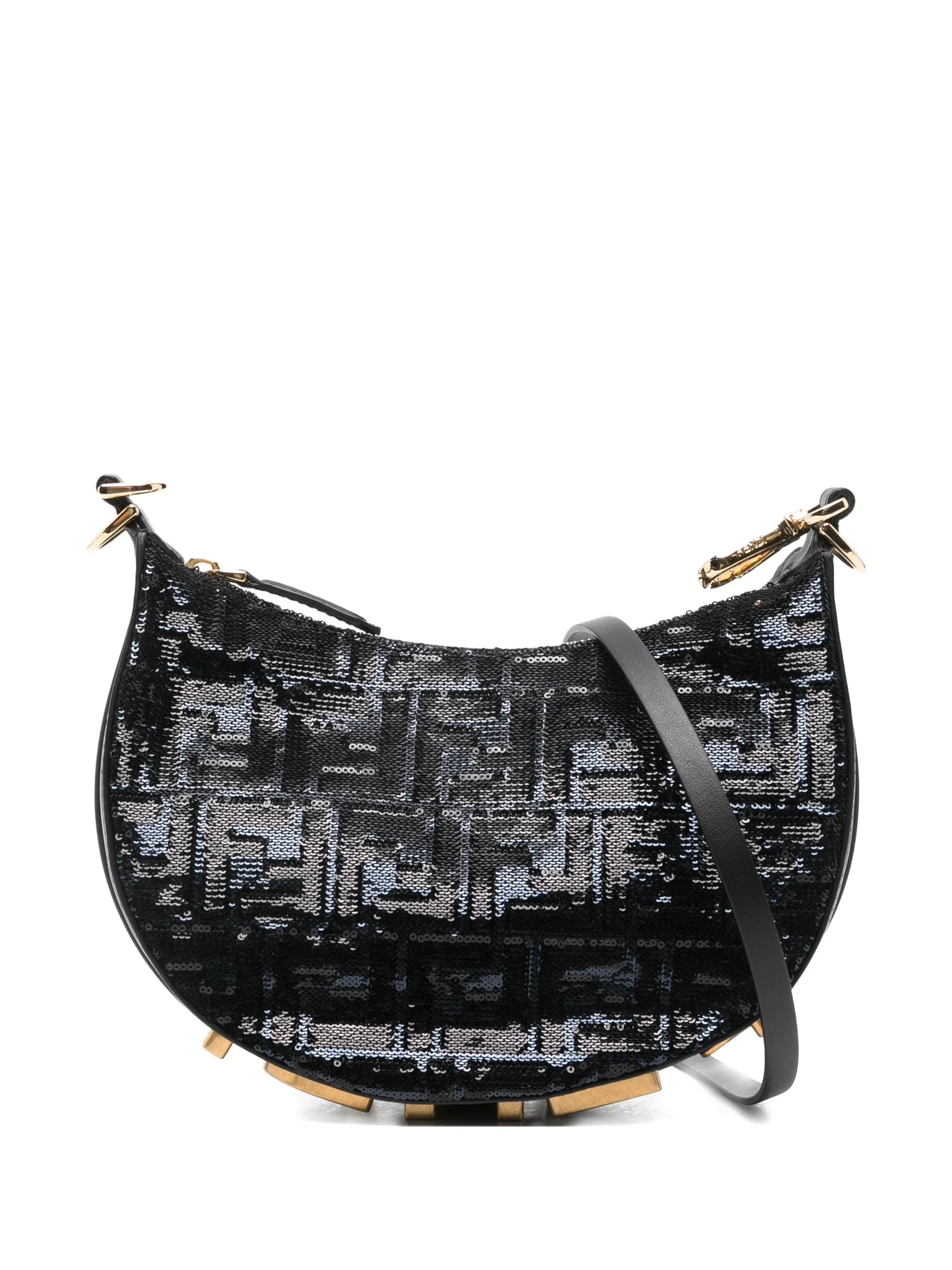 mini Fendigraphy sequin-embellished tote bag