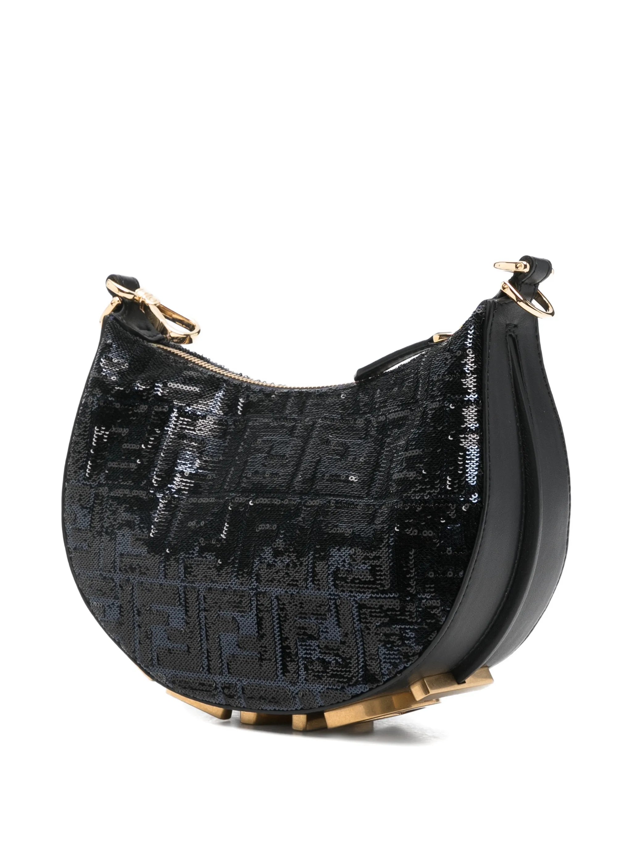 mini Fendigraphy sequin-embellished tote bag