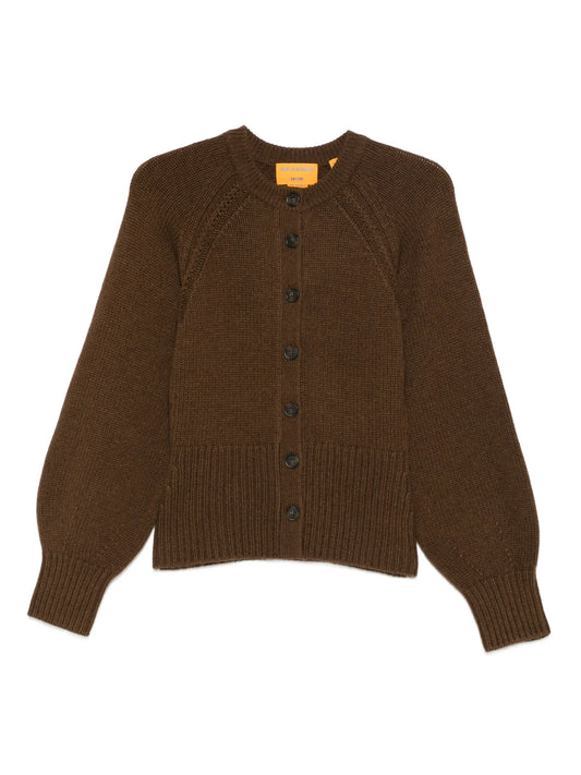 buttoned knit cardigan