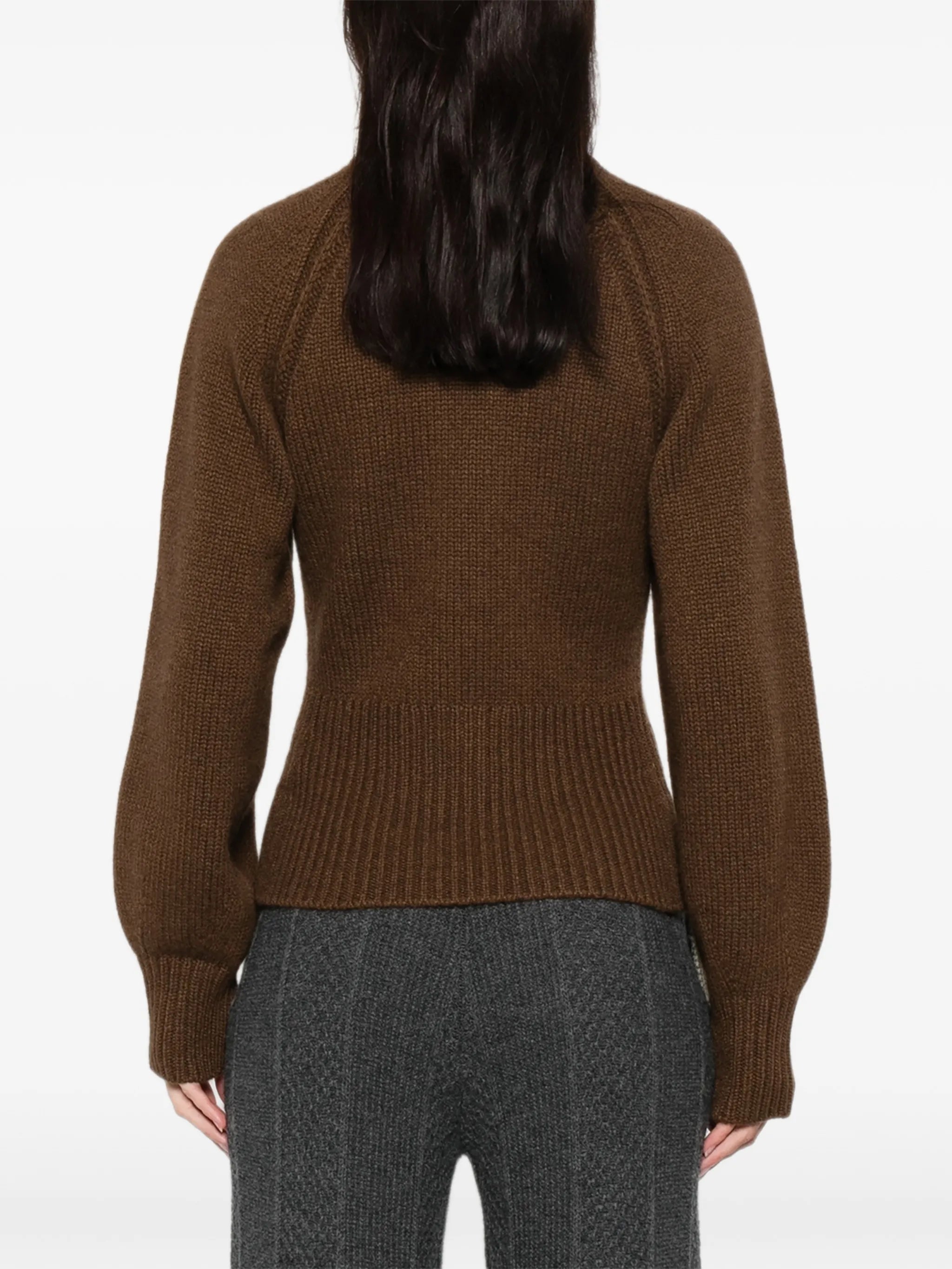 buttoned knit cardigan