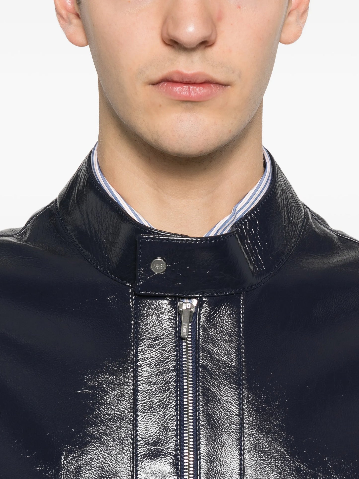 leather biker jacket