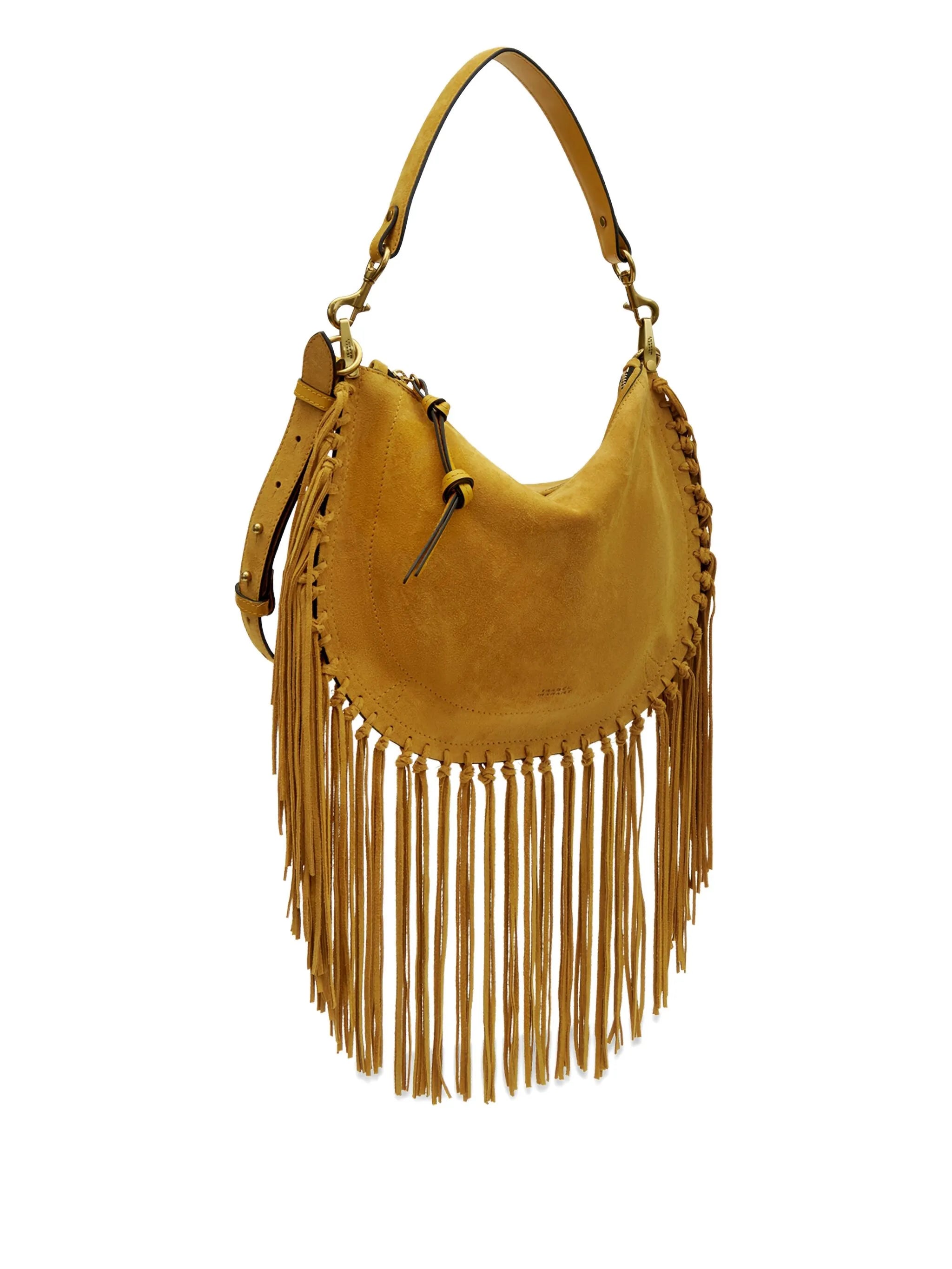 Oskan soft fringed shoulder bag