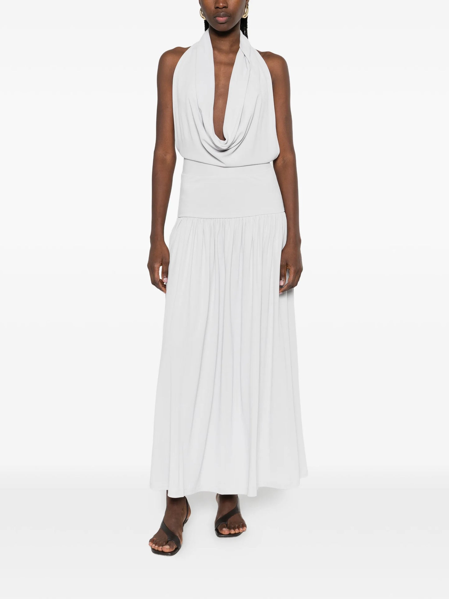 Spoe pleated midi dress