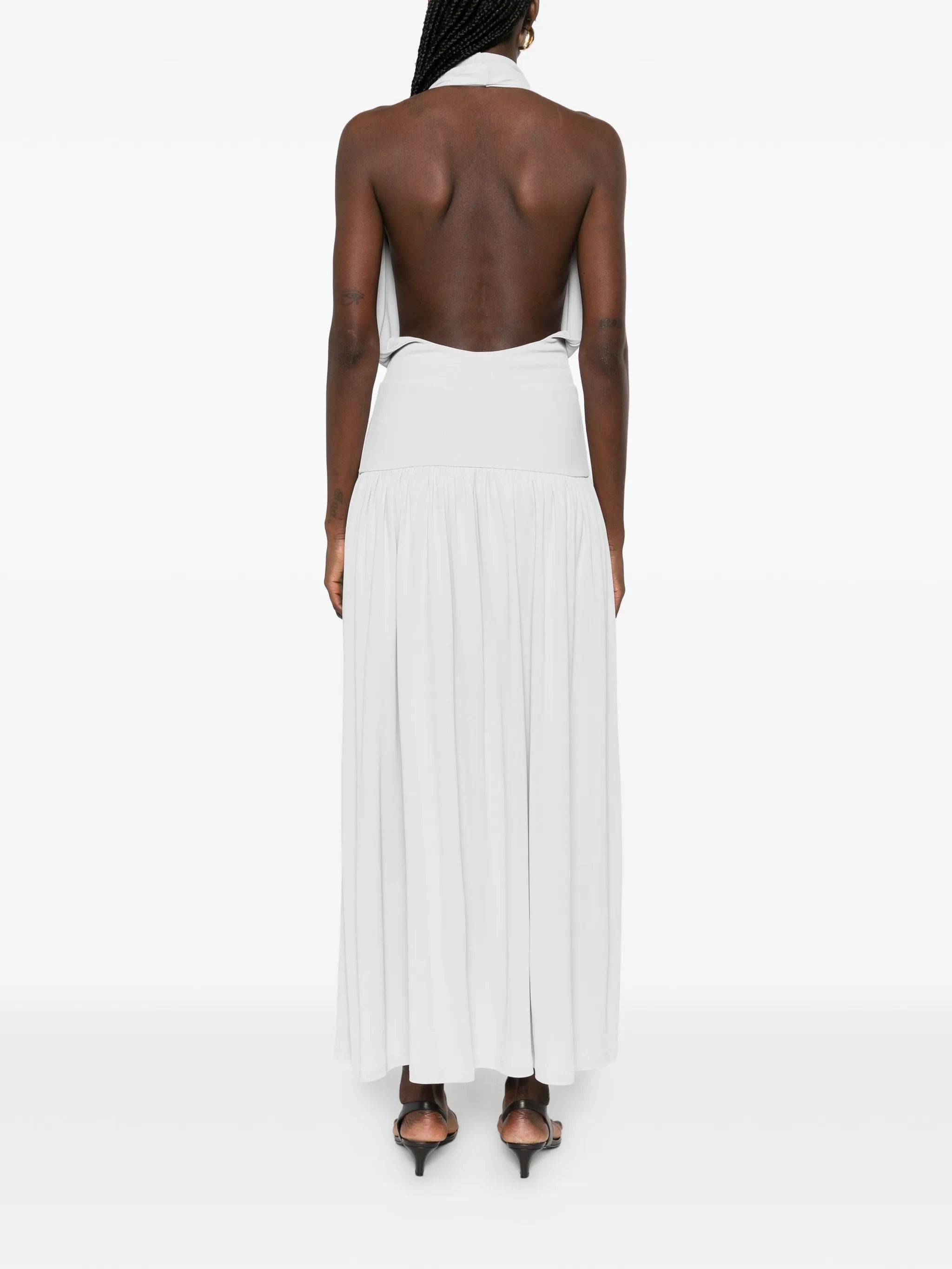 Spoe pleated midi dress