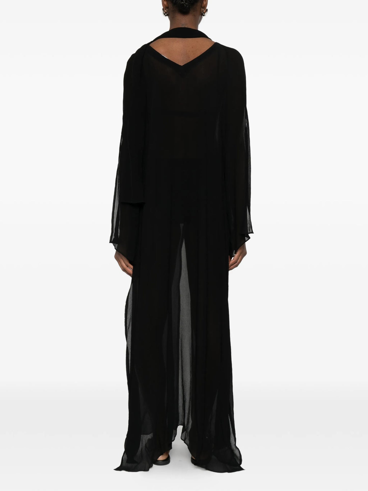 Avira V-neck maxi dress