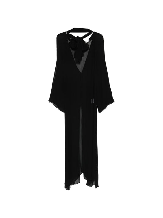 Avira V-neck maxi dress