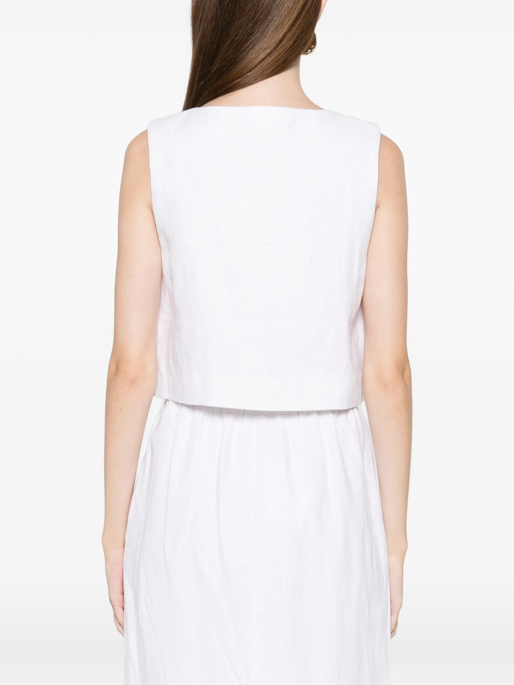 Rio button vest top