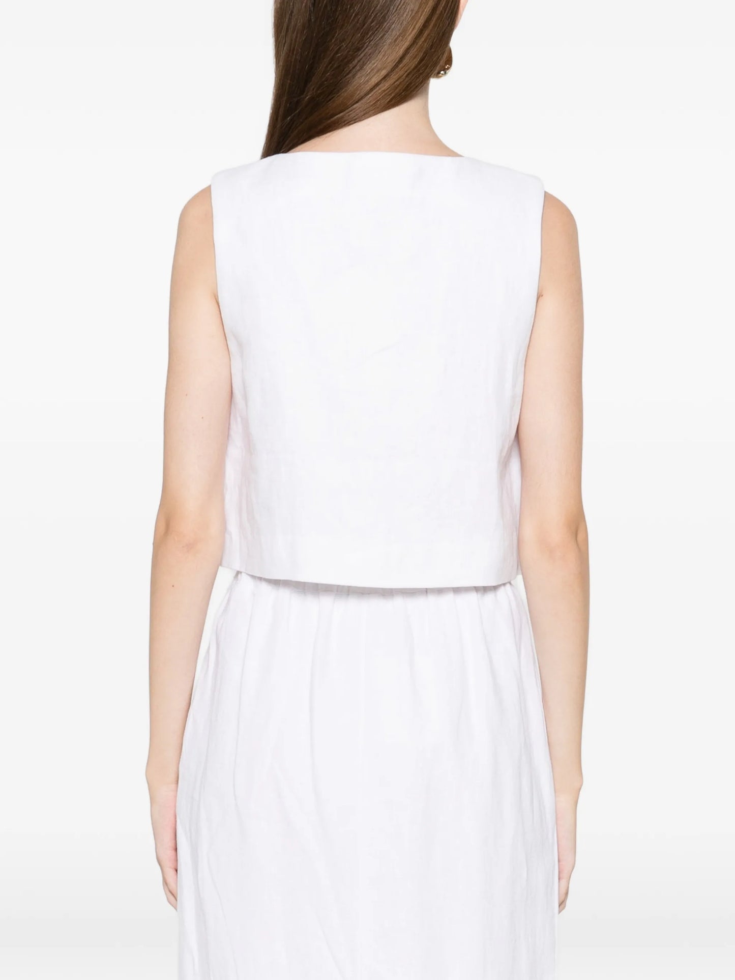 Rio button vest top