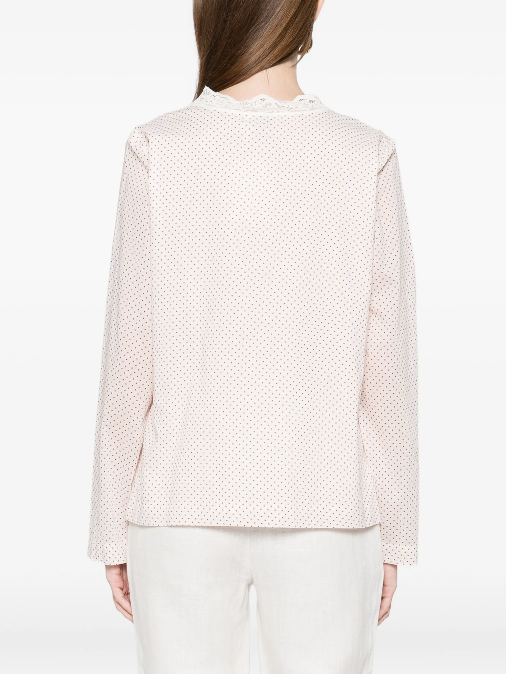Marlowe lace bows blouse